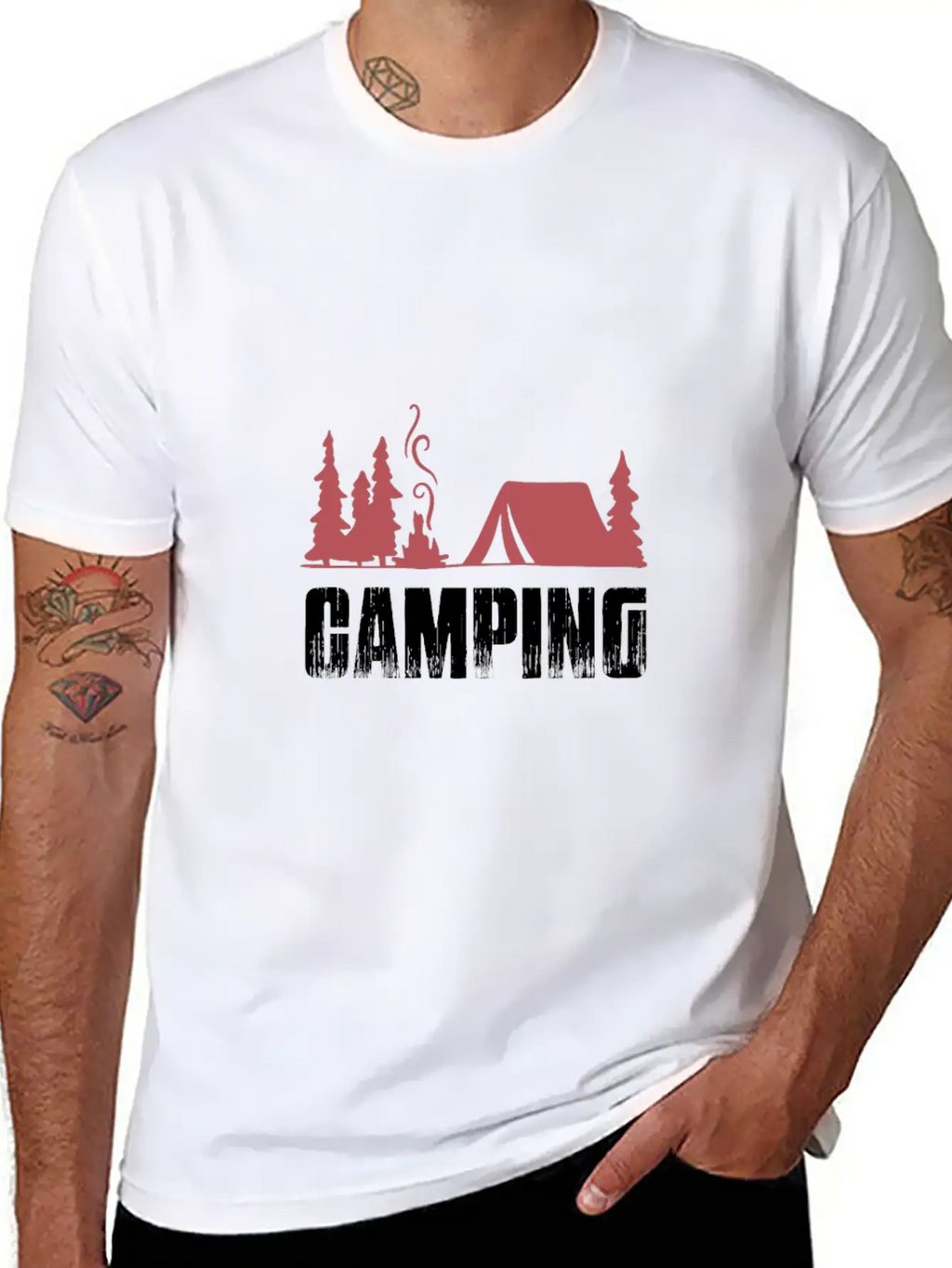 Camping Camping Camping Classic Cotton Tee – Unisex Comfort For Any Season