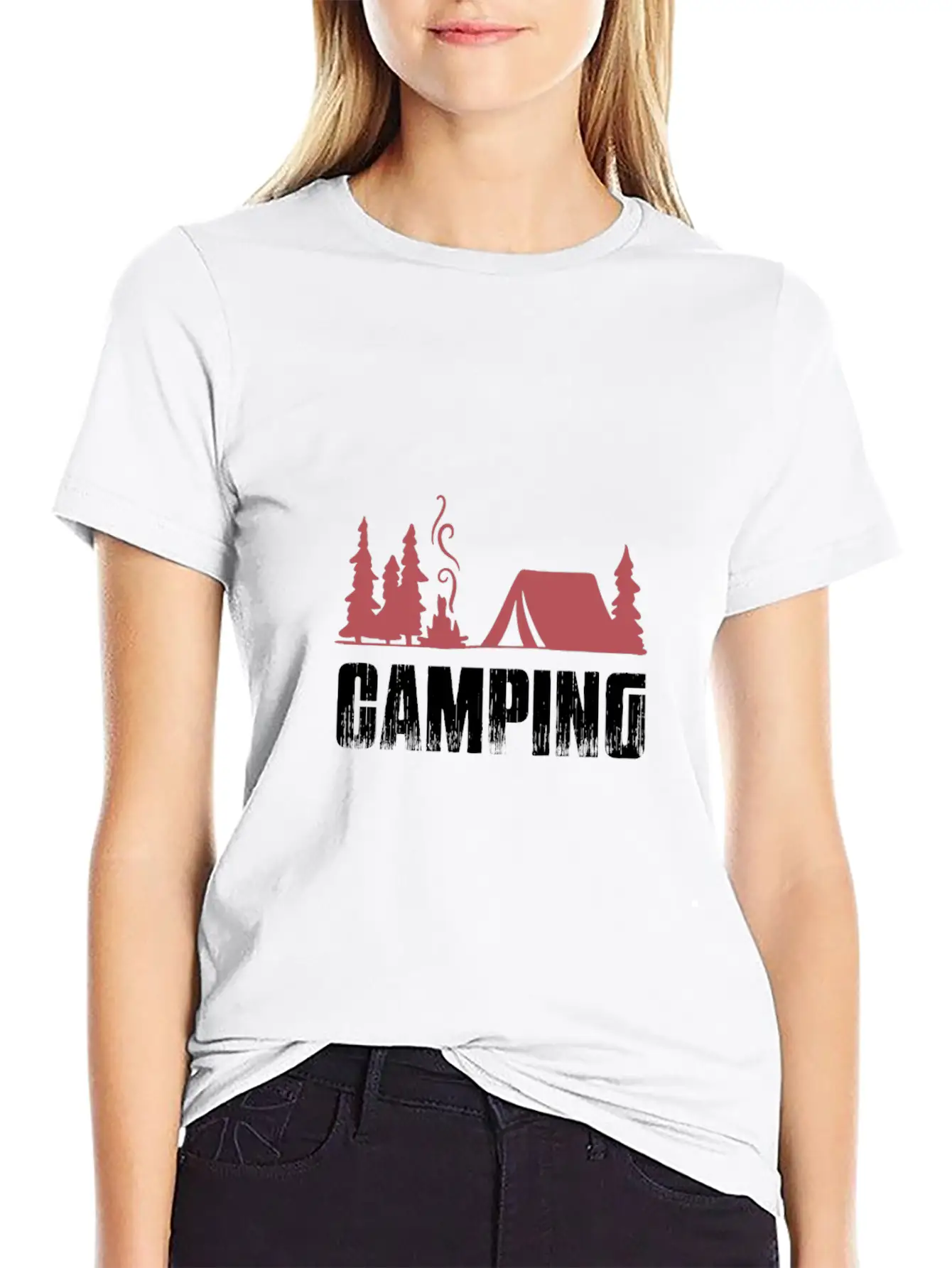 Camping Camping Camping Classic Cotton Tee – Unisex Comfort For Any Season