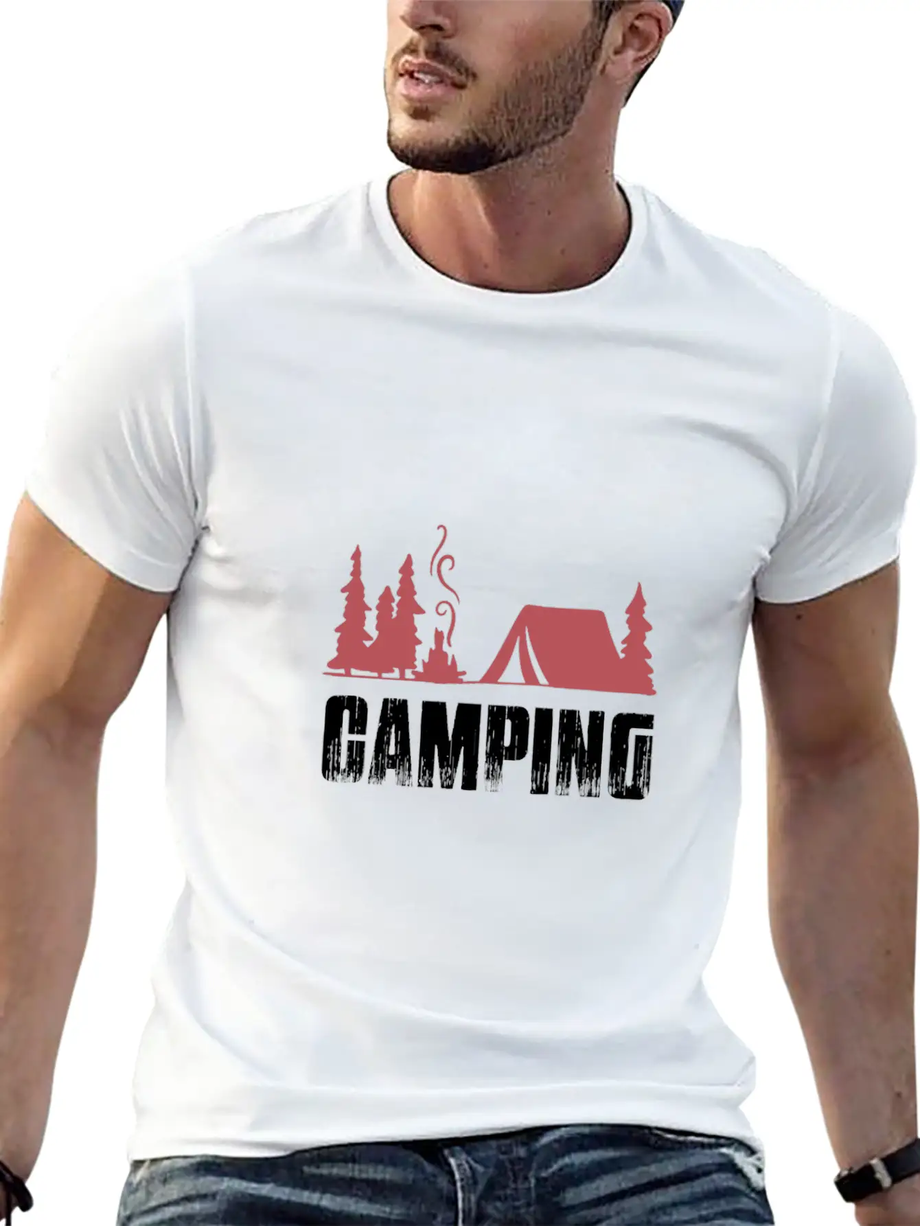 Camping Camping Camping Classic Cotton Tee – Unisex Comfort For Any Season