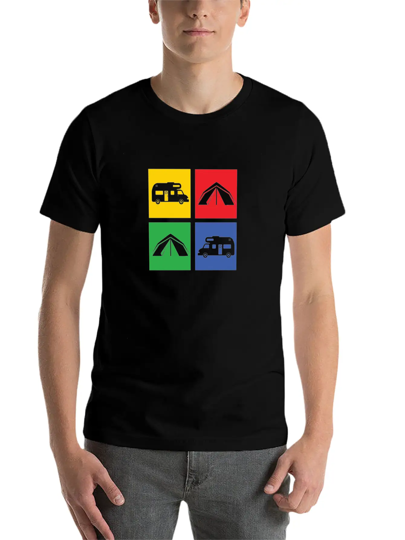 Camping Classic Cotton Tee – Unisex Comfort For Any Season