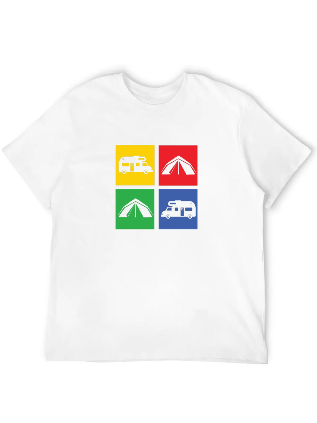 Camping Classic Cotton Tee – Unisex Comfort For Any Season