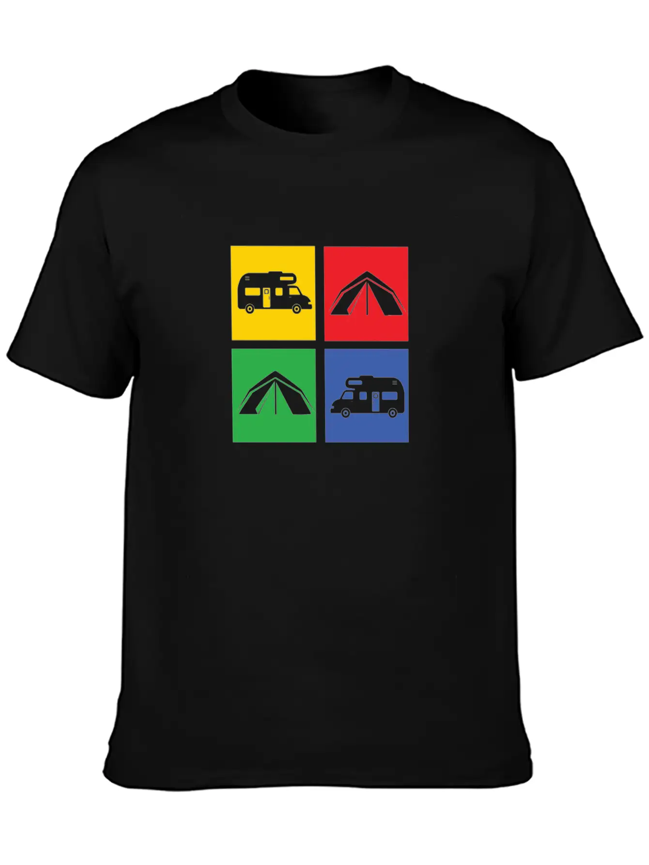 Camping Classic Cotton Tee – Unisex Comfort For Any Season