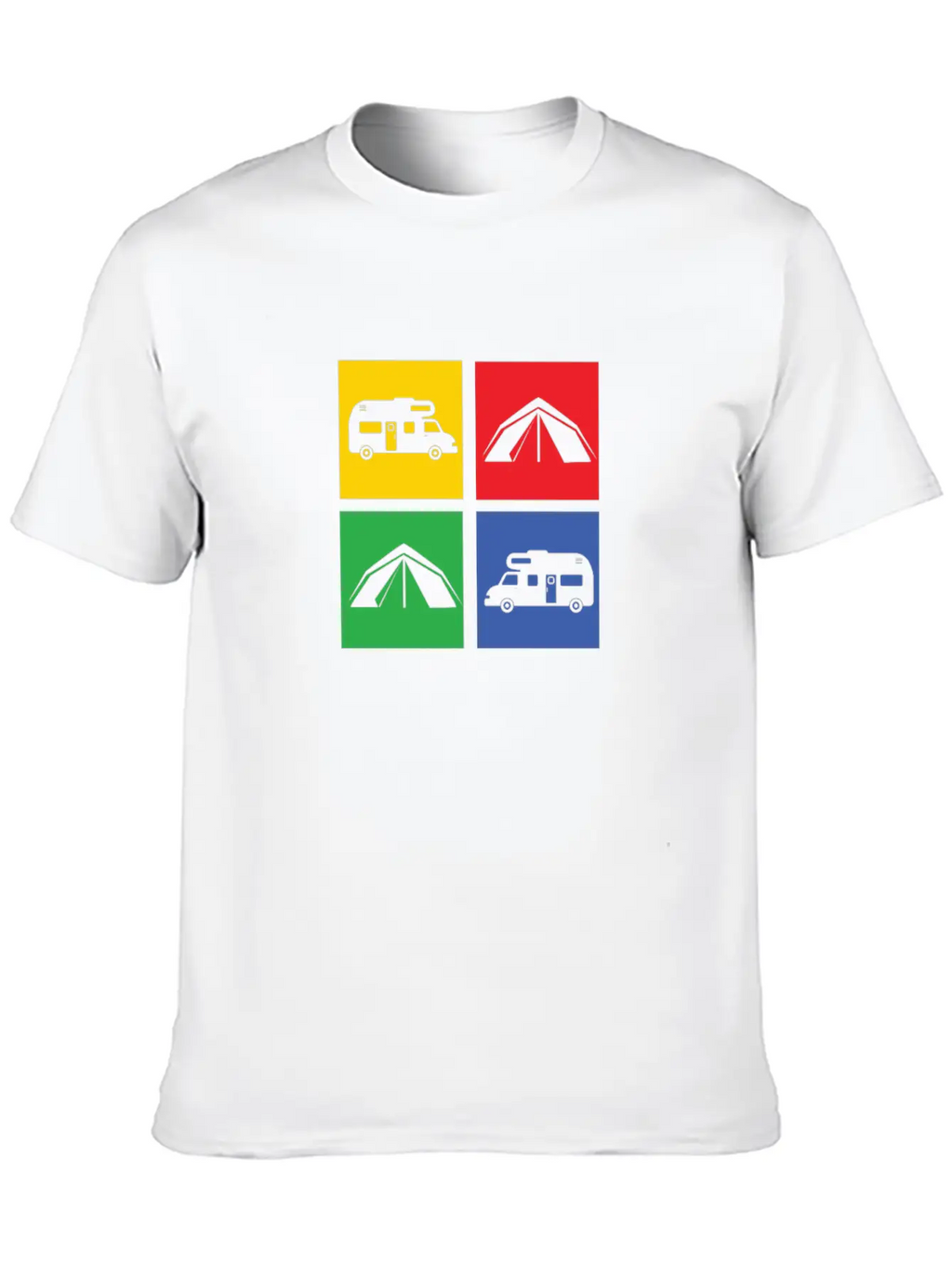 Camping Classic Cotton Tee – Unisex Comfort For Any Season
