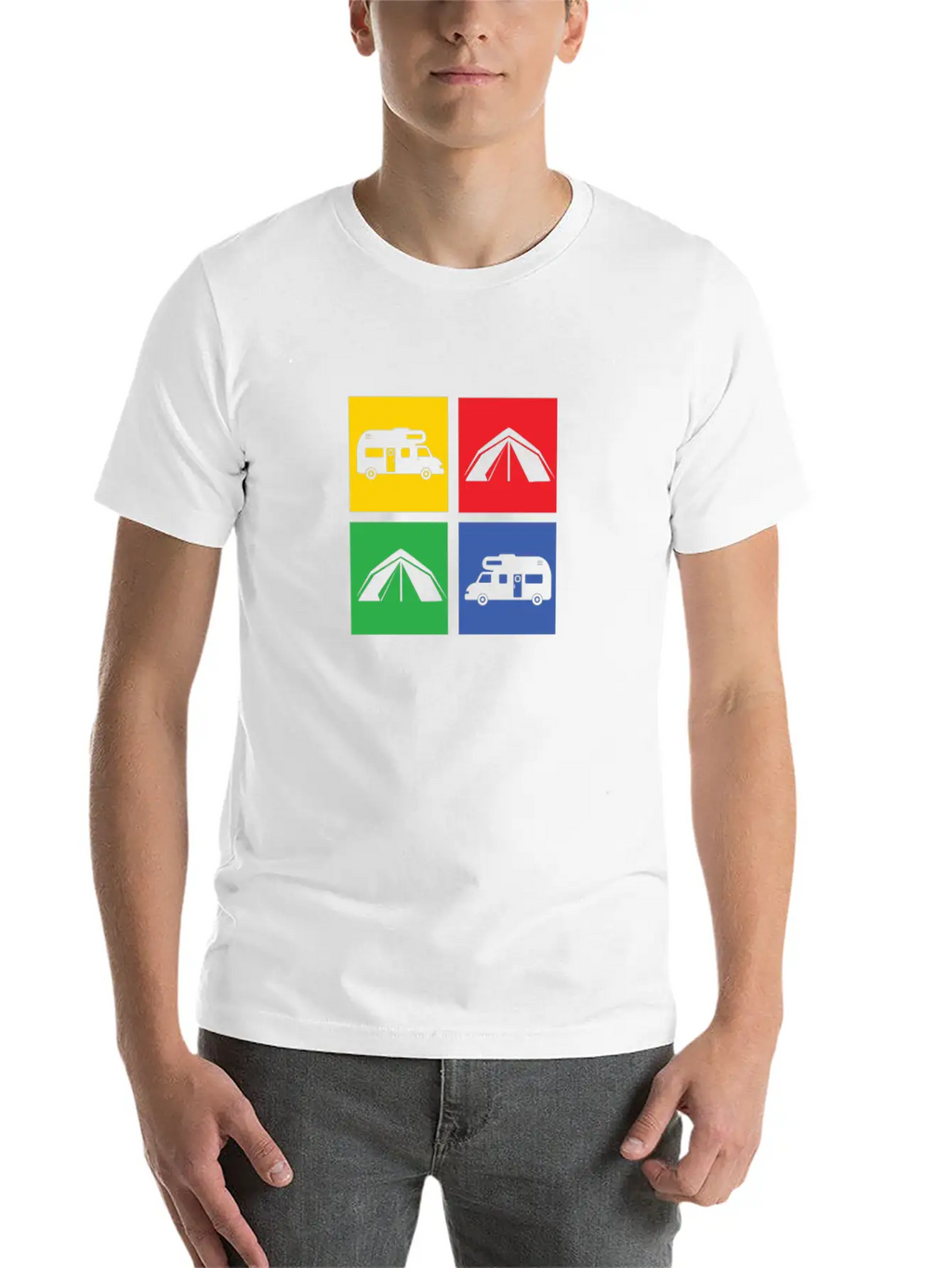 Camping Classic Cotton Tee – Unisex Comfort For Any Season