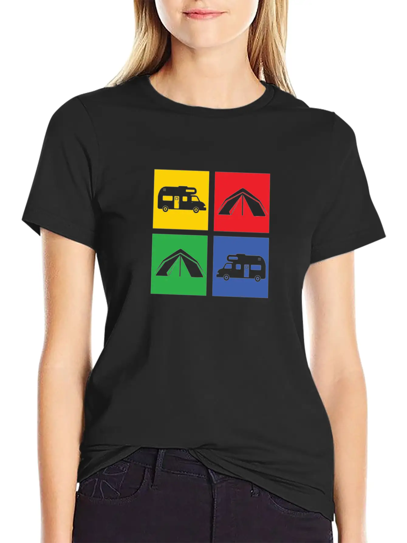 Camping Classic Cotton Tee – Unisex Comfort For Any Season
