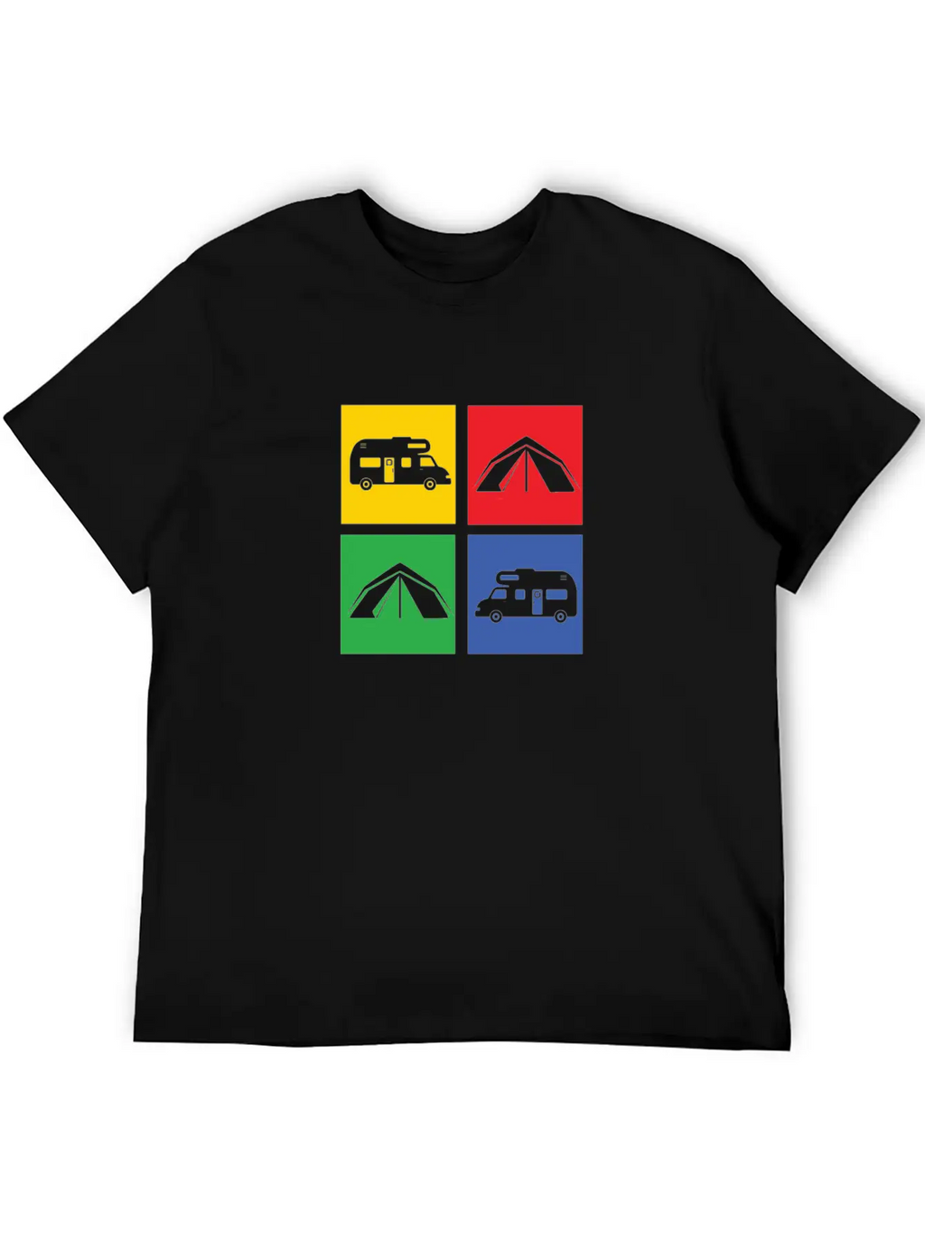 Camping Classic Cotton Tee – Unisex Comfort For Any Season