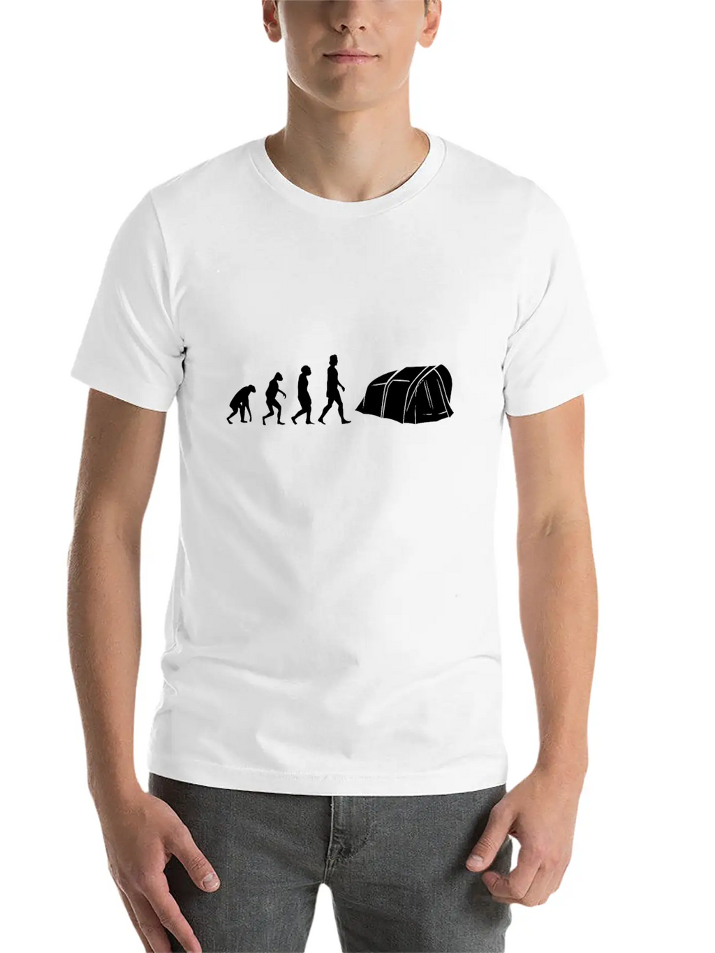 Camping Evolution Scouts Breathable Graphic T-Shirt – Perfect For Casual Days