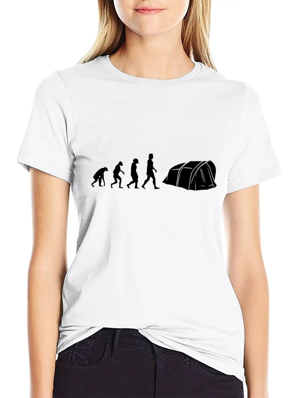 Camping Evolution Scouts Breathable Graphic T-Shirt – Perfect For Casual Days