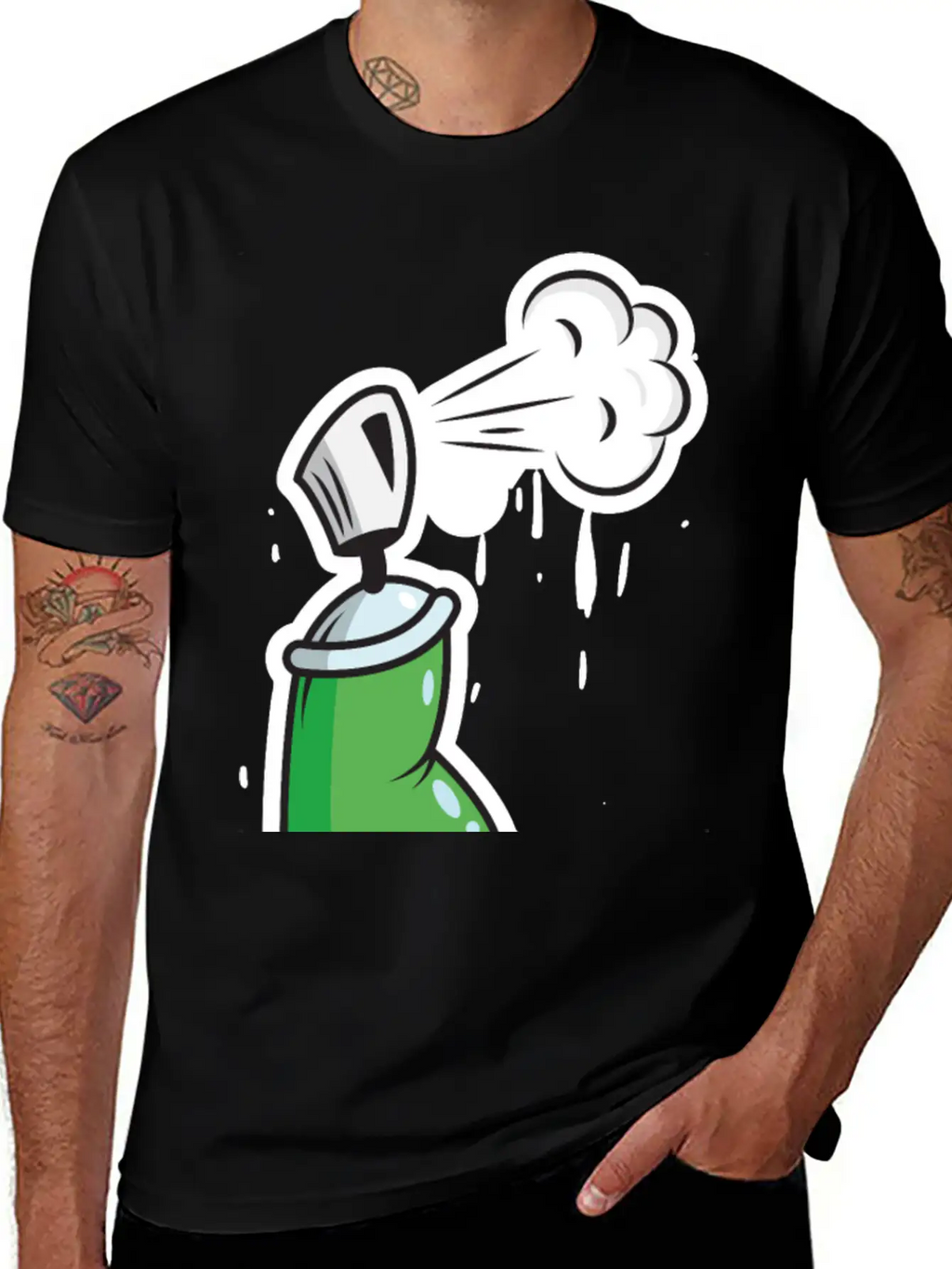 Can Breathable Graphic T-Shirt – Perfect For Casual Days