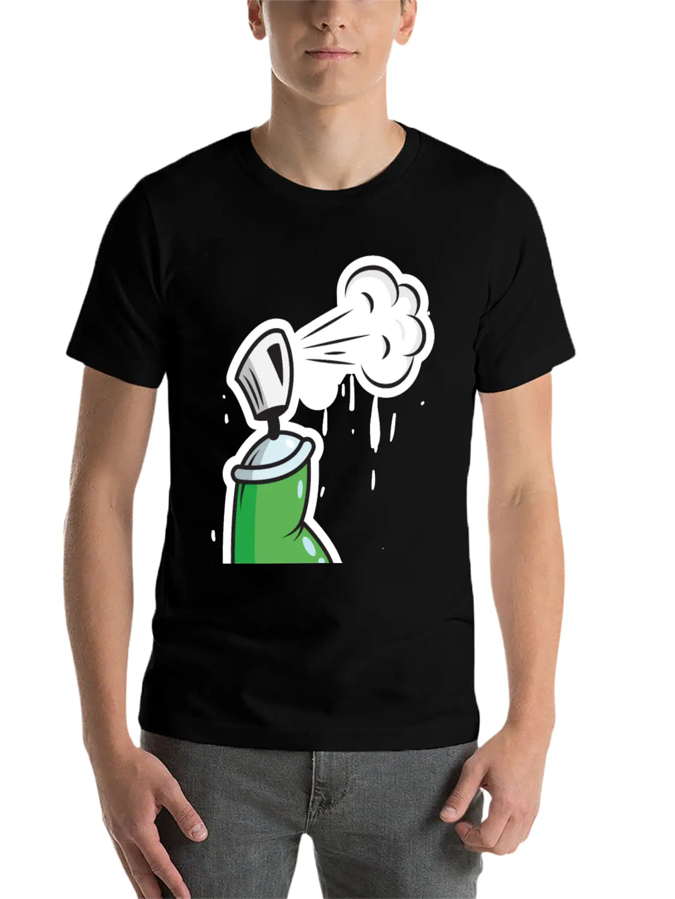 Can Breathable Graphic T-Shirt – Perfect For Casual Days