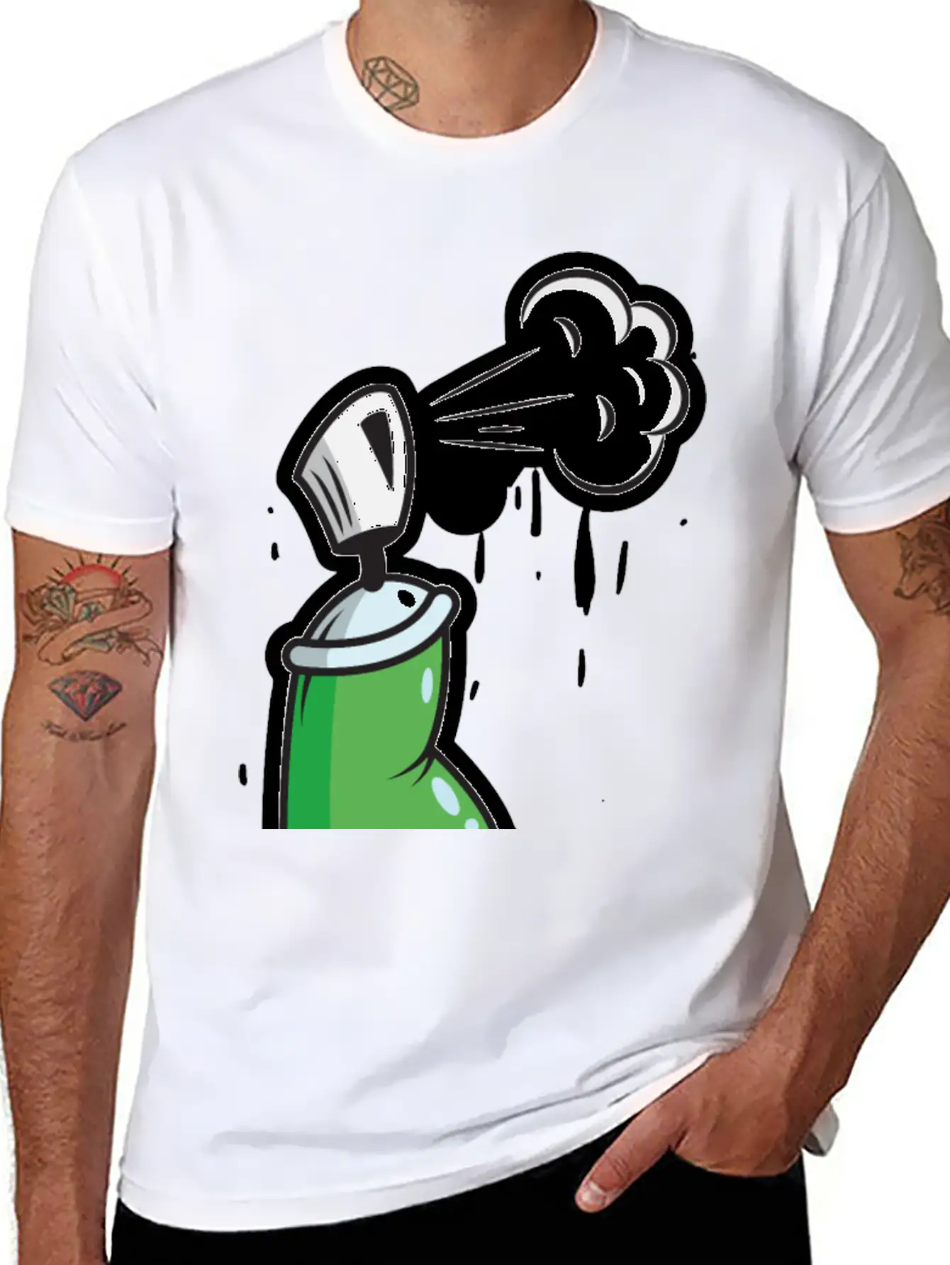 Can Breathable Graphic T-Shirt – Perfect For Casual Days