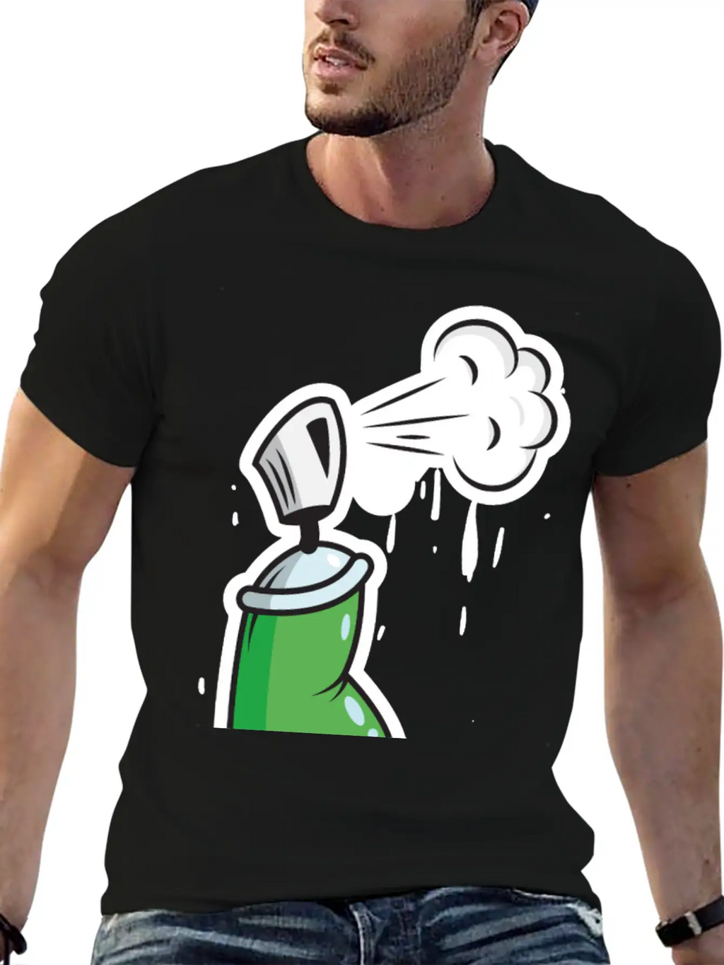 Can Breathable Graphic T-Shirt – Perfect For Casual Days