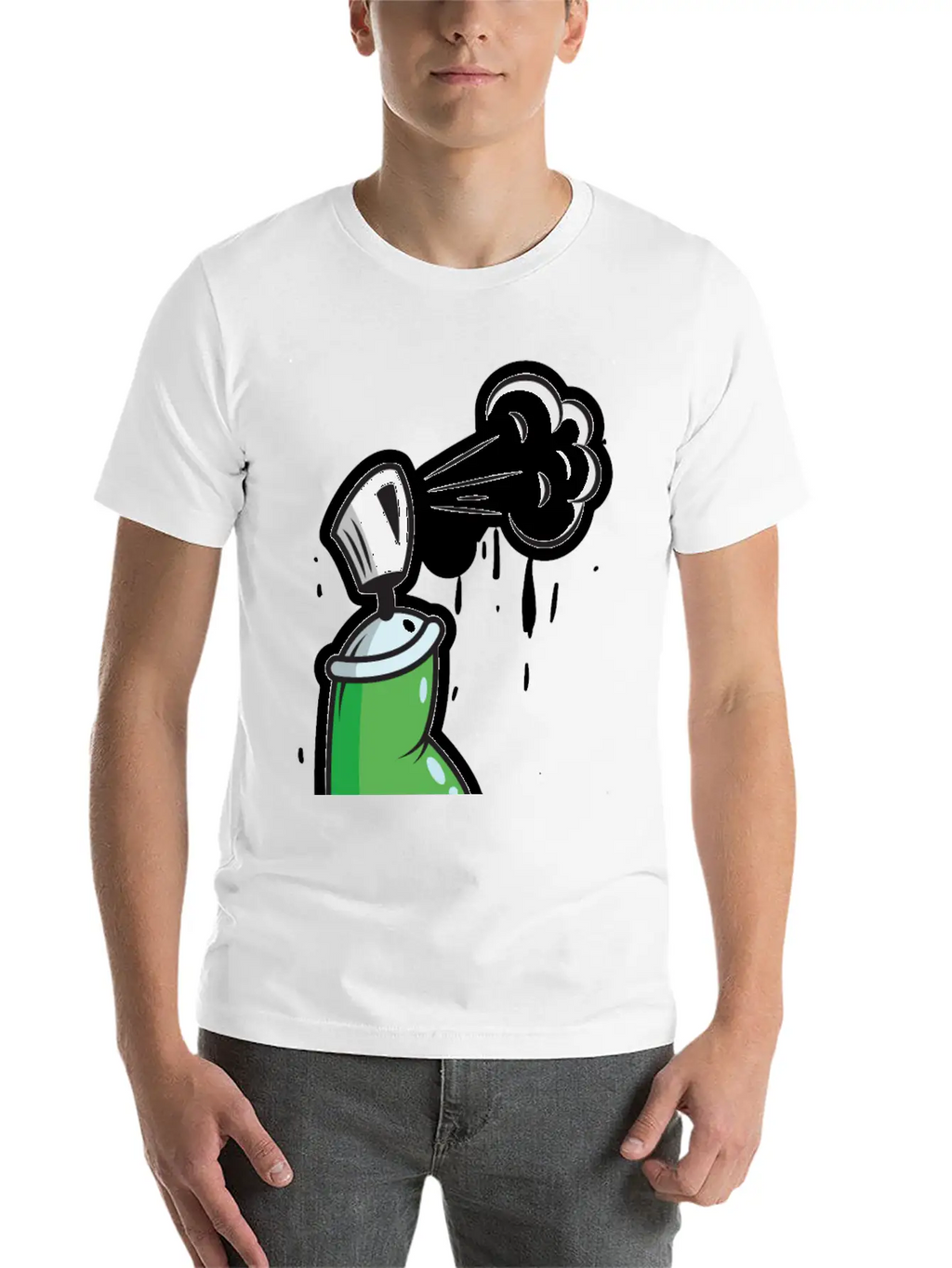 Can Breathable Graphic T-Shirt – Perfect For Casual Days