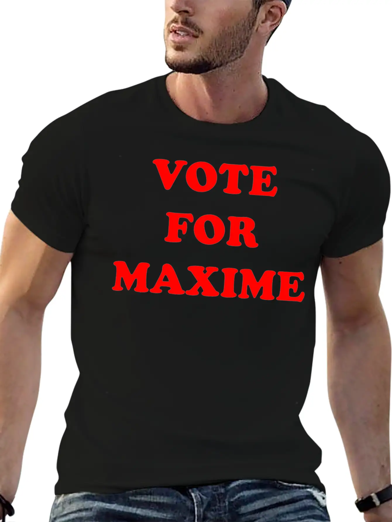 CANADA ELECTION - VOTE FOR MAXIME Basic Graphic T-Shirt – Daily Comfort In Soft Cotton