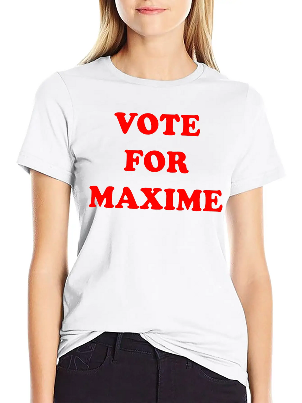 CANADA ELECTION - VOTE FOR MAXIME Basic Graphic T-Shirt – Daily Comfort In Soft Cotton