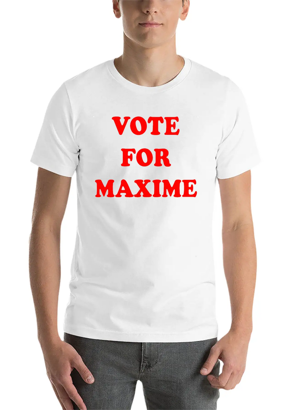 CANADA ELECTION - VOTE FOR MAXIME Basic Graphic T-Shirt – Daily Comfort In Soft Cotton