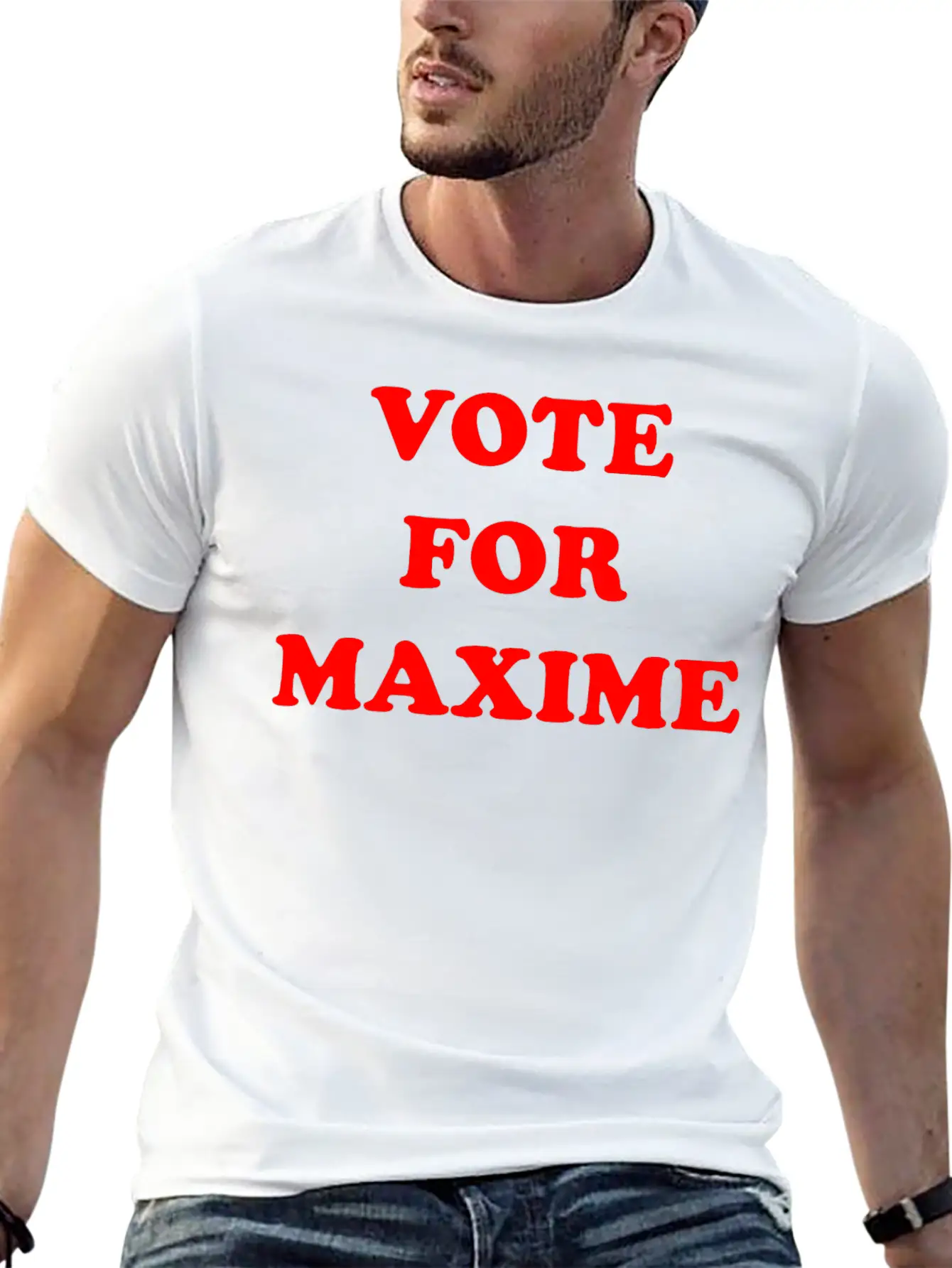 CANADA ELECTION - VOTE FOR MAXIME Basic Graphic T-Shirt – Daily Comfort In Soft Cotton