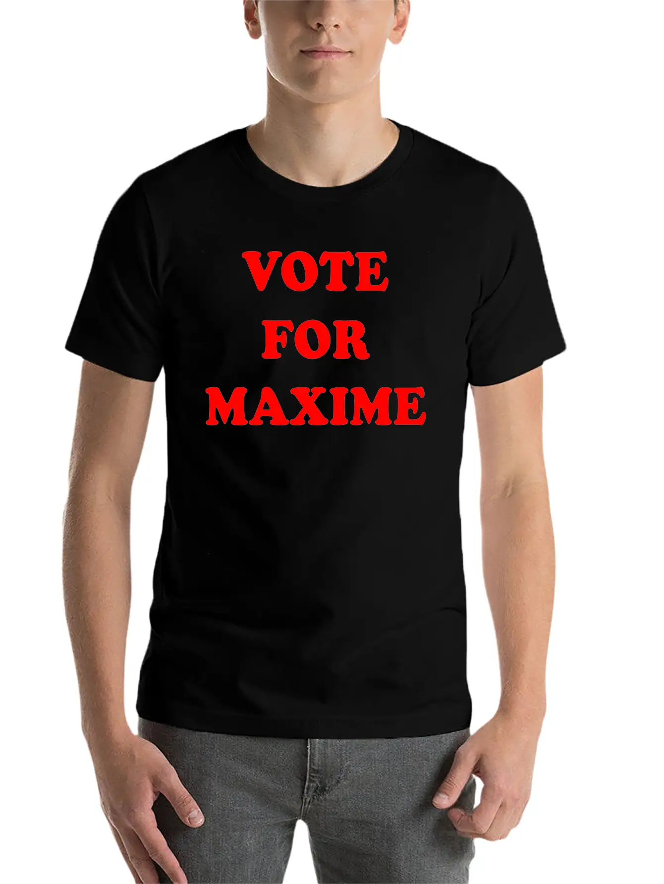 CANADA ELECTION - VOTE FOR MAXIME Basic Graphic T-Shirt – Daily Comfort In Soft Cotton