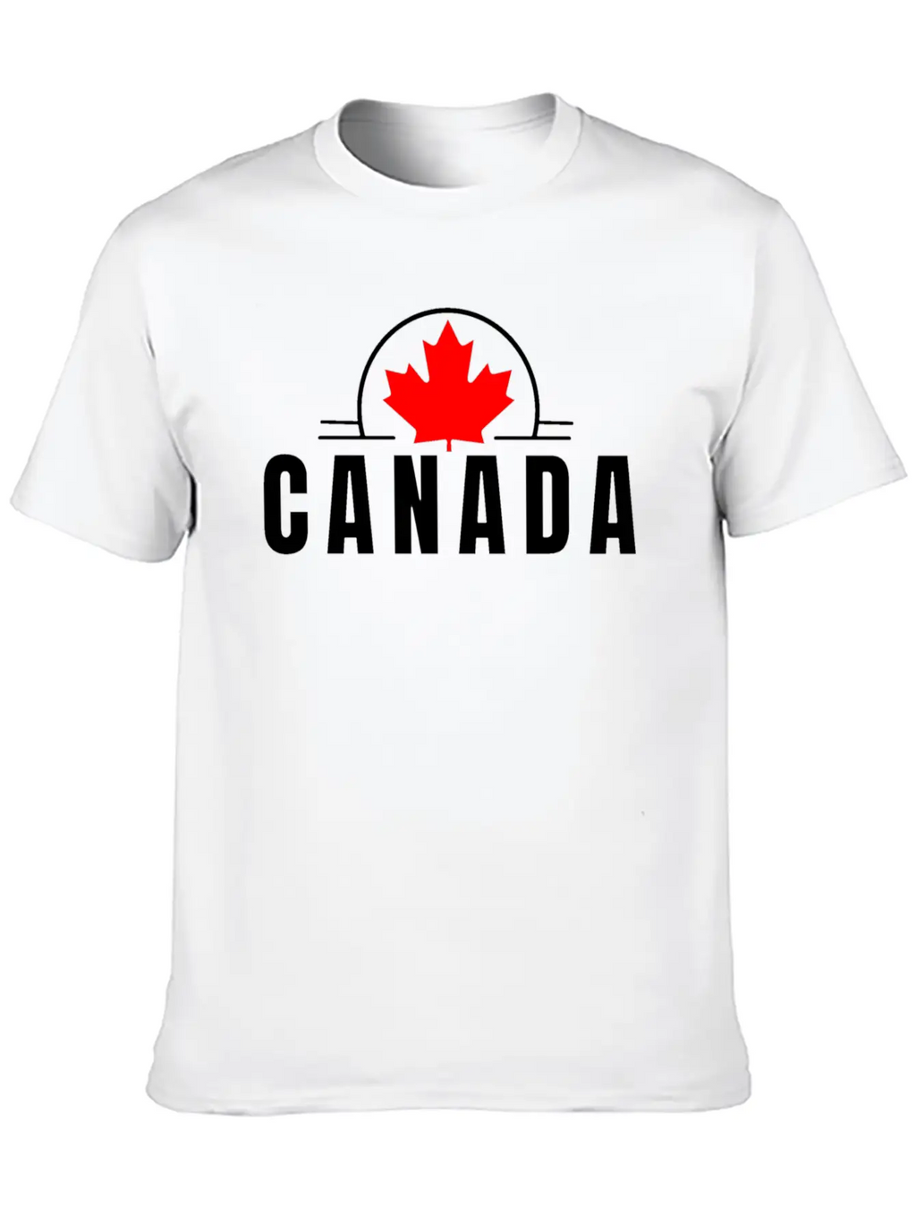 Canada Maple Leaf Design Timeless Short Sleeve Tee – Comfy And Minimalist Design