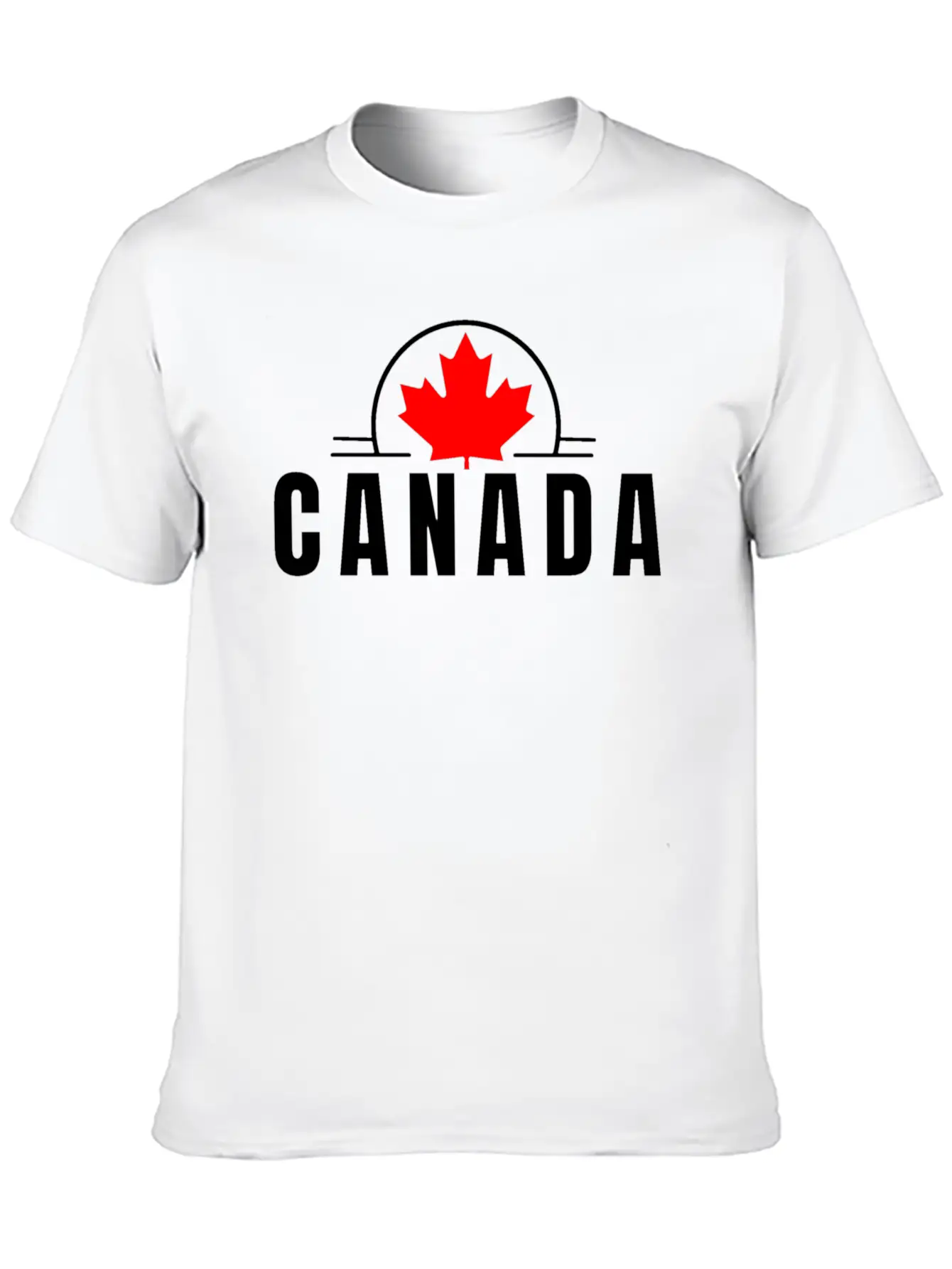 Canada Maple Leaf Design Timeless Short Sleeve Tee – Comfy And Minimalist Design