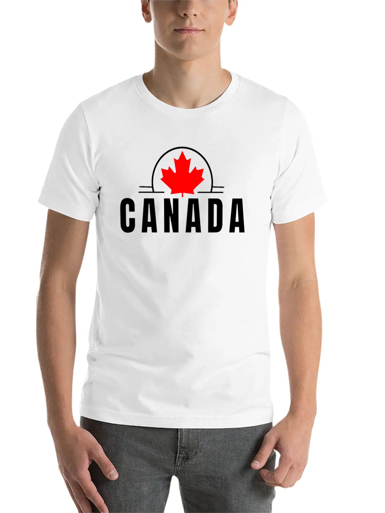 Canada Maple Leaf Design Timeless Short Sleeve Tee – Comfy And Minimalist Design