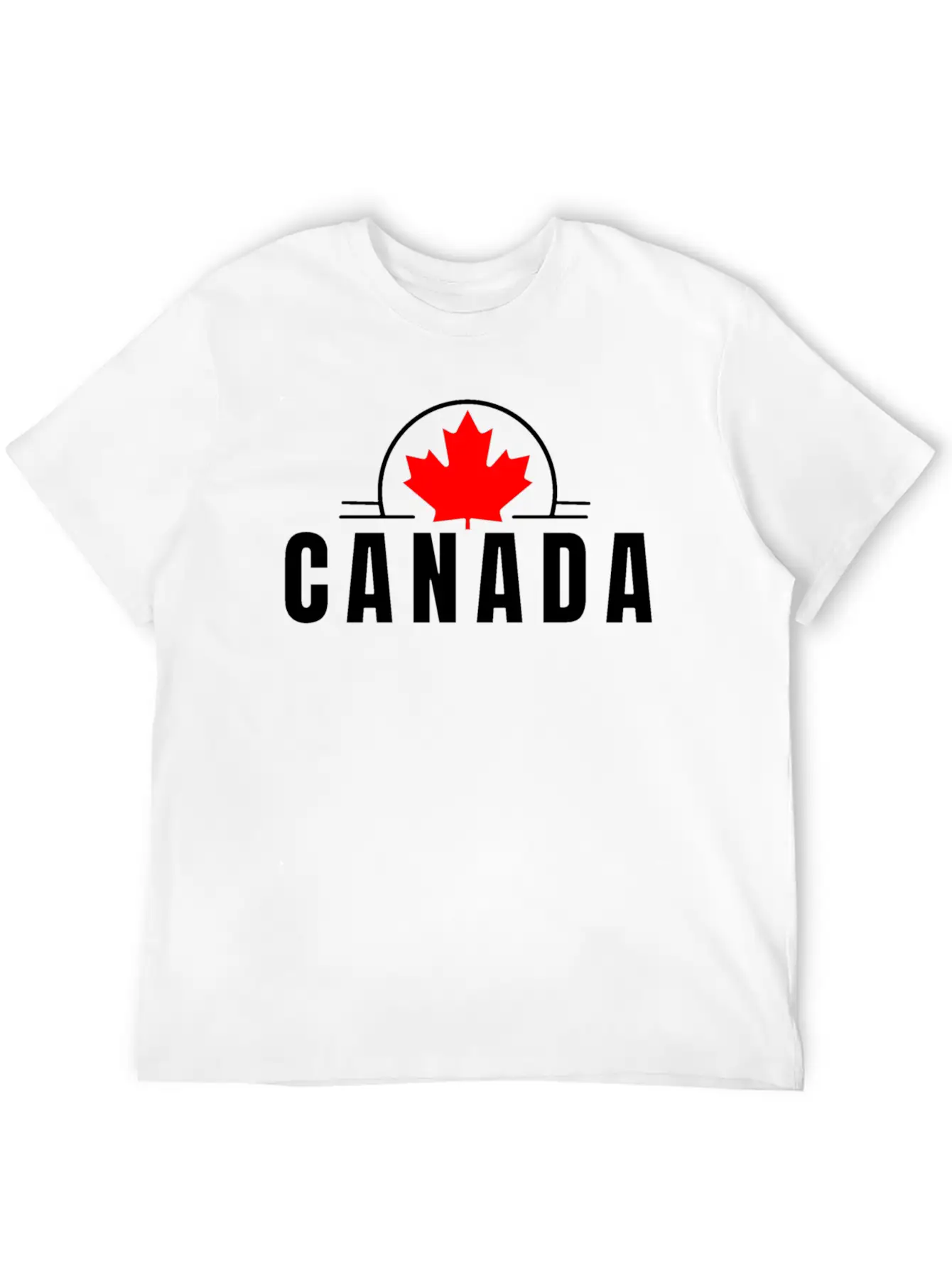 Canada Maple Leaf Design Timeless Short Sleeve Tee – Comfy And Minimalist Design