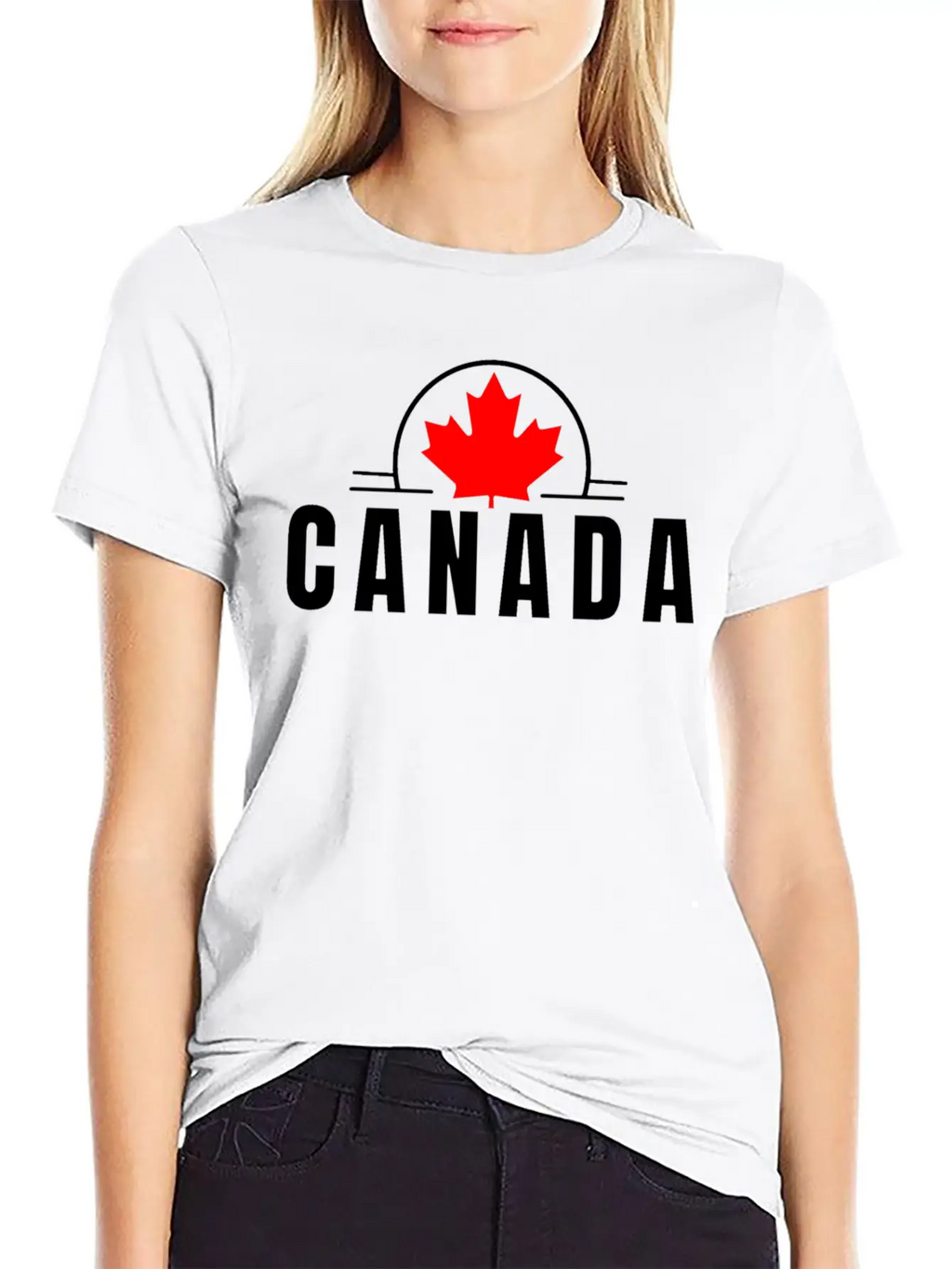 Canada Maple Leaf Design Timeless Short Sleeve Tee – Comfy And Minimalist Design