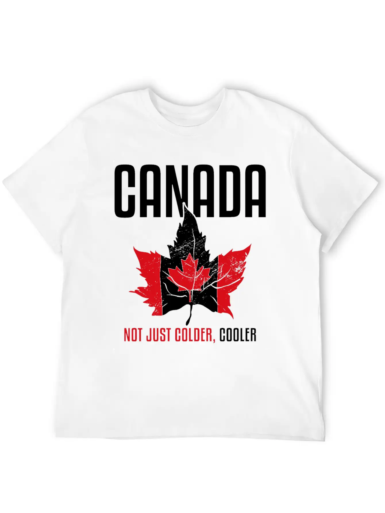 Canadian Funny Quotes Cooler Colder Vintage Timeless Short Sleeve Tee – Comfy And Minimalist Design