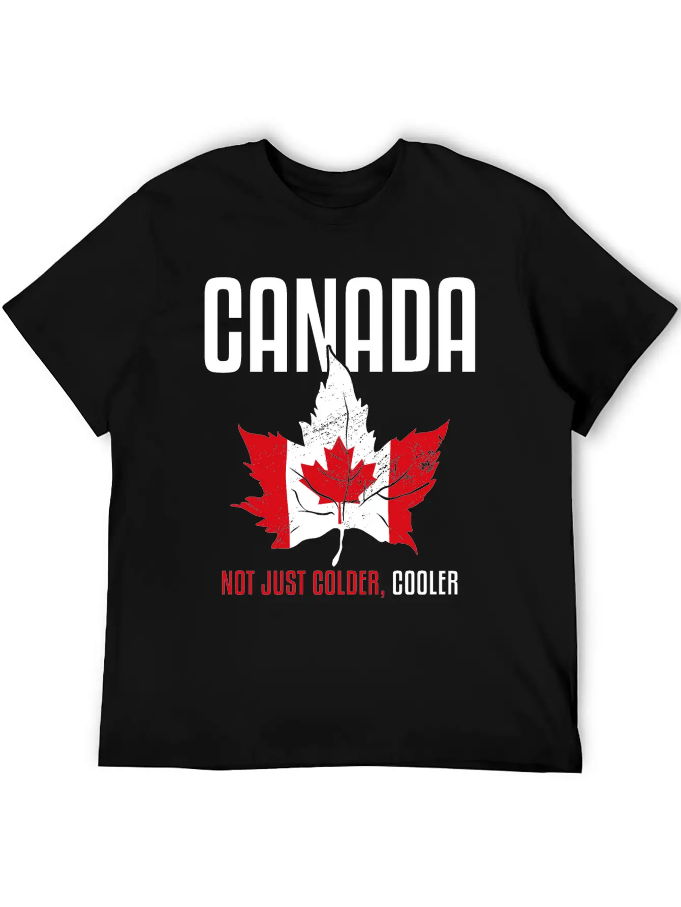 Canadian Funny Quotes Cooler Colder Vintage Timeless Short Sleeve Tee – Comfy And Minimalist Design