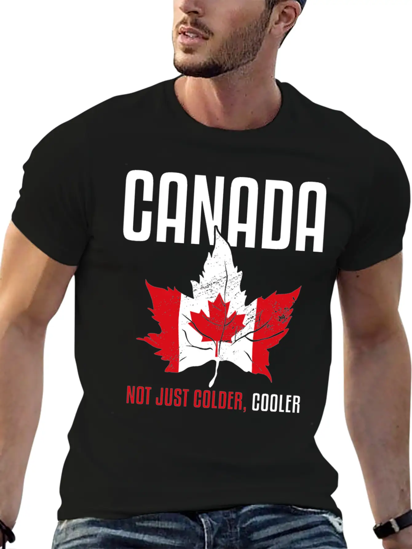 Canadian Funny Quotes Cooler Colder Vintage Timeless Short Sleeve Tee – Comfy And Minimalist Design
