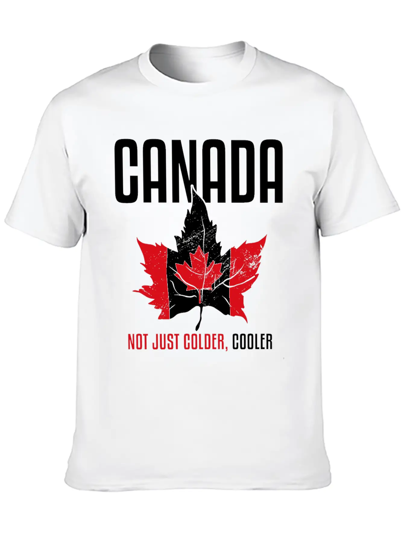 Canadian Funny Quotes Cooler Colder Vintage Timeless Short Sleeve Tee – Comfy And Minimalist Design