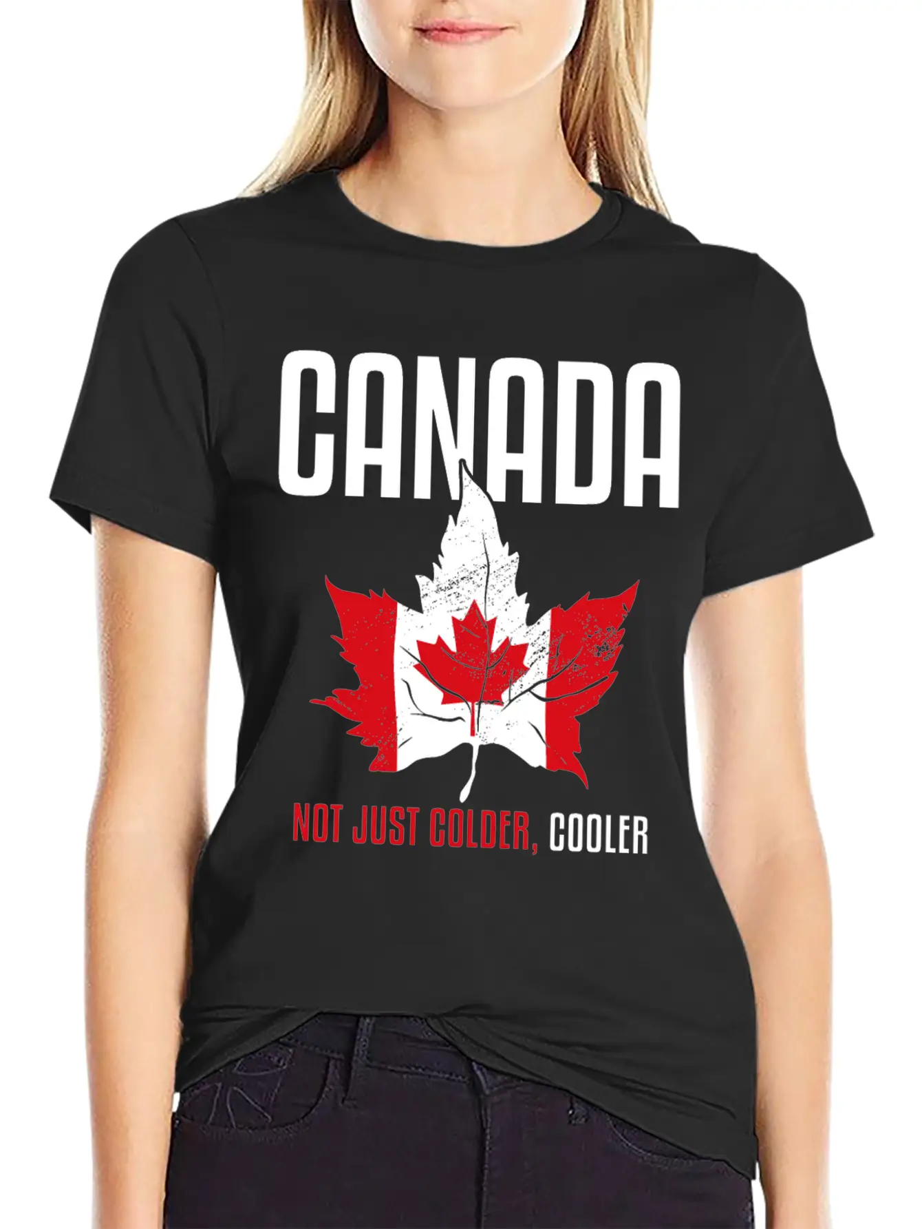 Canadian Funny Quotes Cooler Colder Vintage Timeless Short Sleeve Tee – Comfy And Minimalist Design
