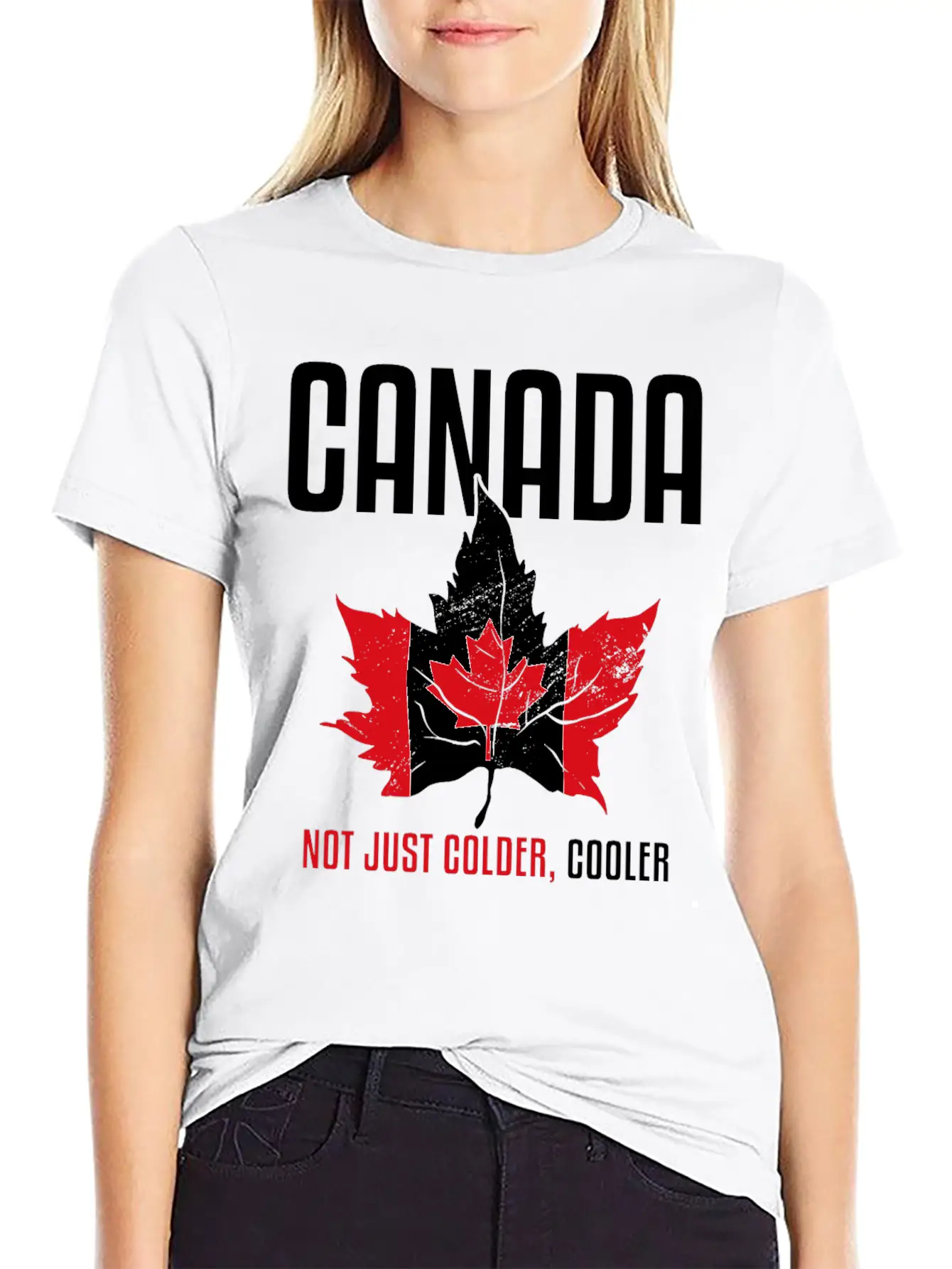 Canadian Funny Quotes Cooler Colder Vintage Timeless Short Sleeve Tee – Comfy And Minimalist Design