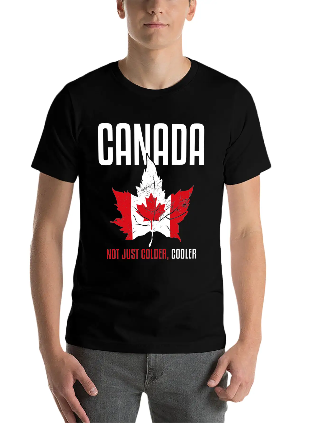 Canadian Funny Quotes Cooler Colder Vintage Timeless Short Sleeve Tee – Comfy And Minimalist Design