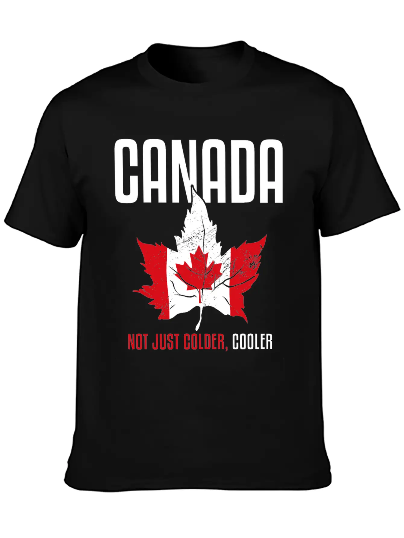 Canadian Funny Quotes Cooler Colder Vintage Timeless Short Sleeve Tee – Comfy And Minimalist Design