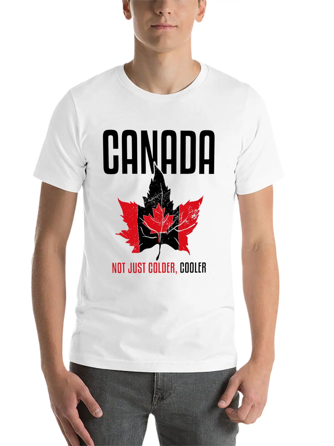 Canadian Funny Quotes Cooler Colder Vintage Timeless Short Sleeve Tee – Comfy And Minimalist Design