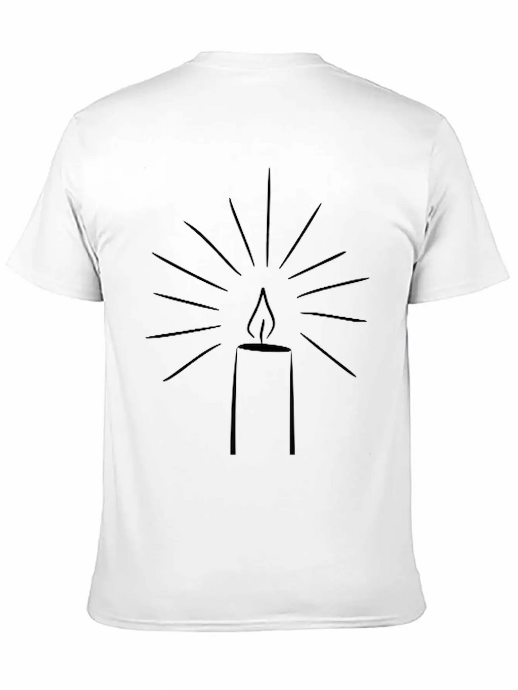 Candle 3 Basic Graphic T-Shirt – Daily Comfort In Soft Cotton