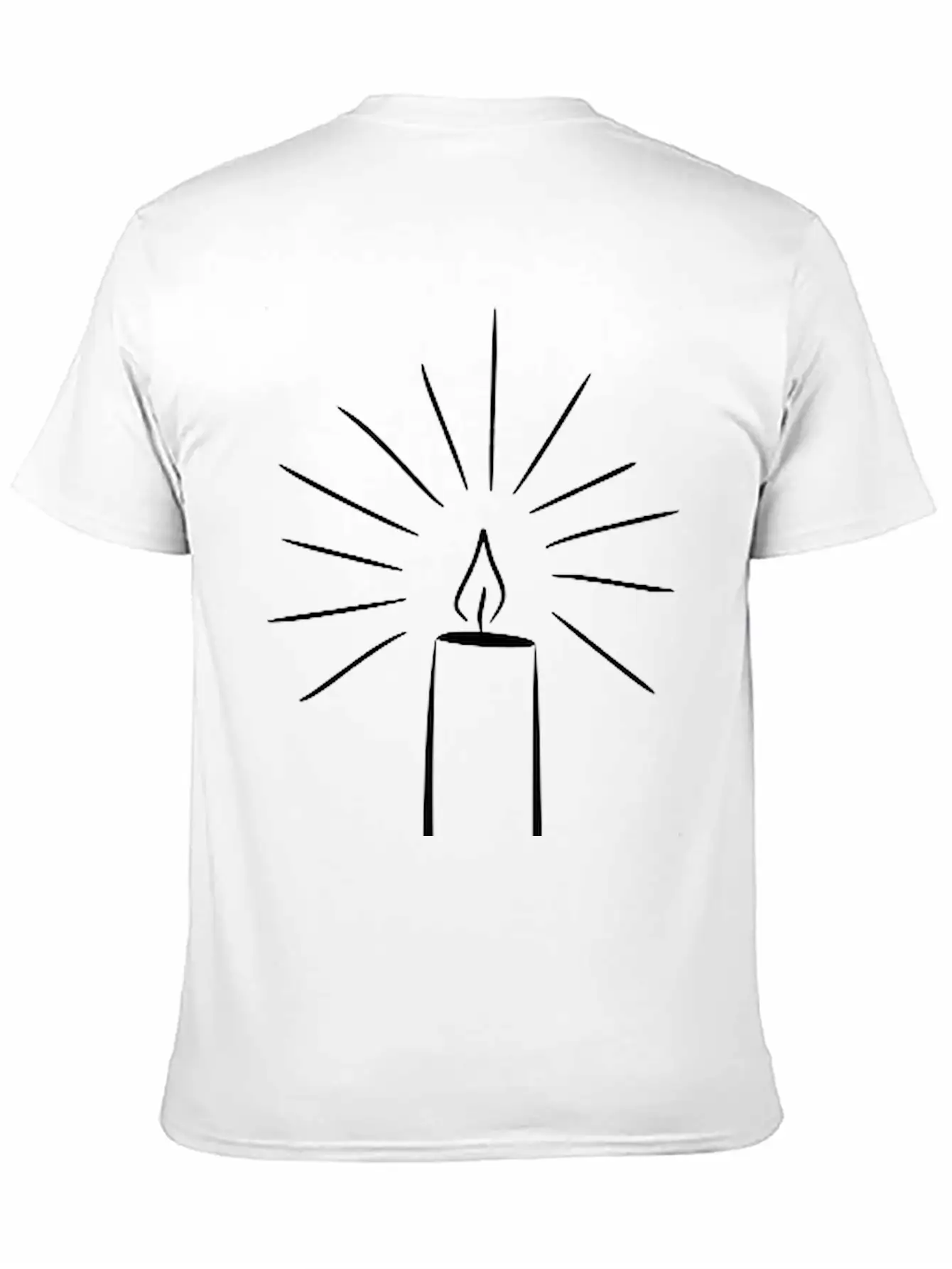 Candle 3 Basic Graphic T-Shirt – Daily Comfort In Soft Cotton
