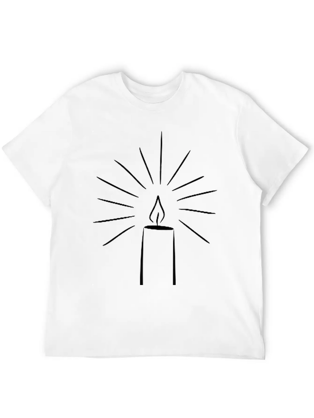 Candle 3 Basic Graphic T-Shirt – Daily Comfort In Soft Cotton
