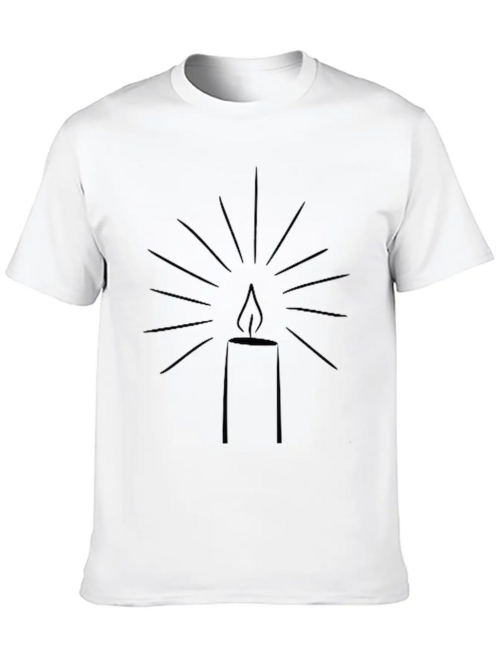 Candle 3 Basic Graphic T-Shirt – Daily Comfort In Soft Cotton