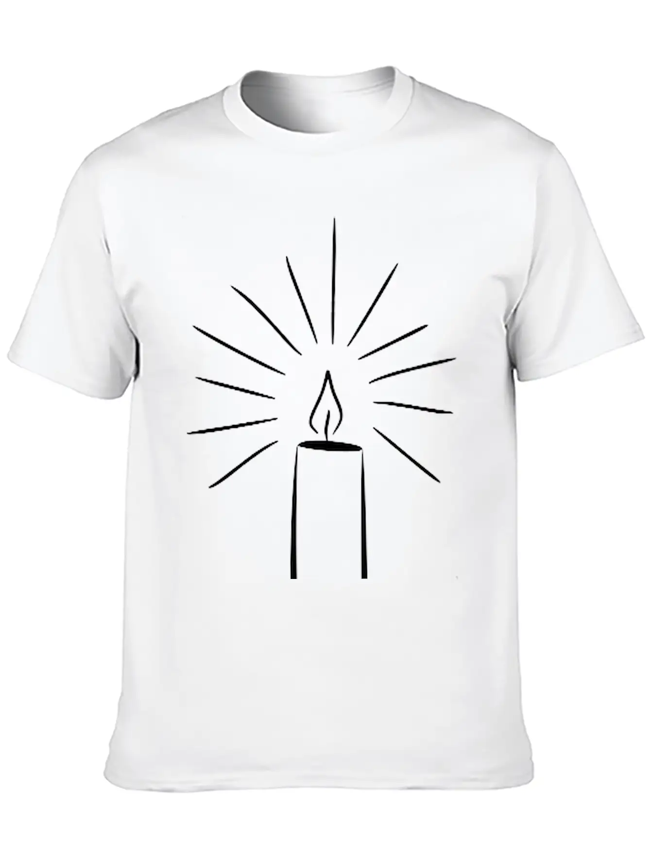 Candle 3 Basic Graphic T-Shirt – Daily Comfort In Soft Cotton