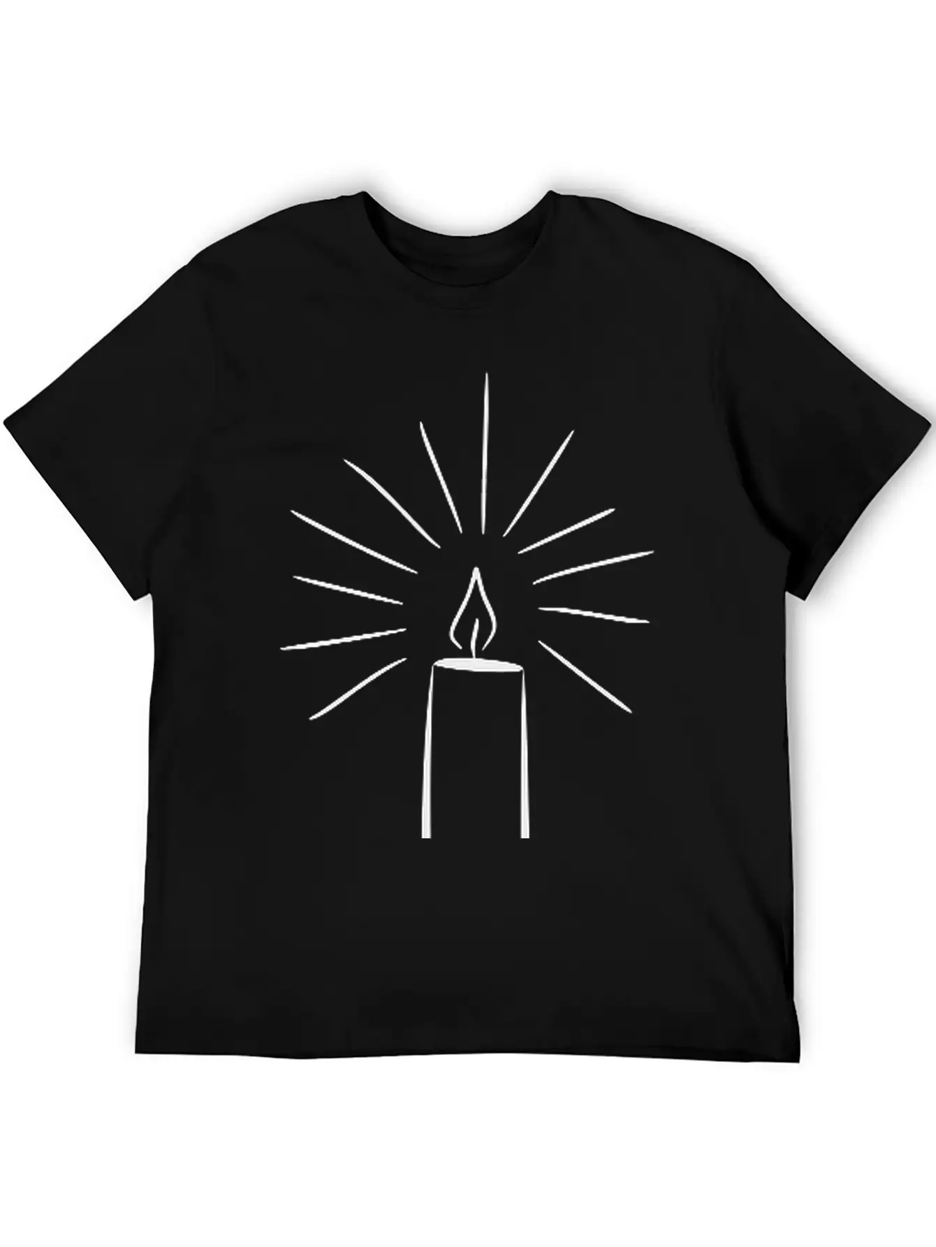 Candle 3 Basic Graphic T-Shirt – Daily Comfort In Soft Cotton
