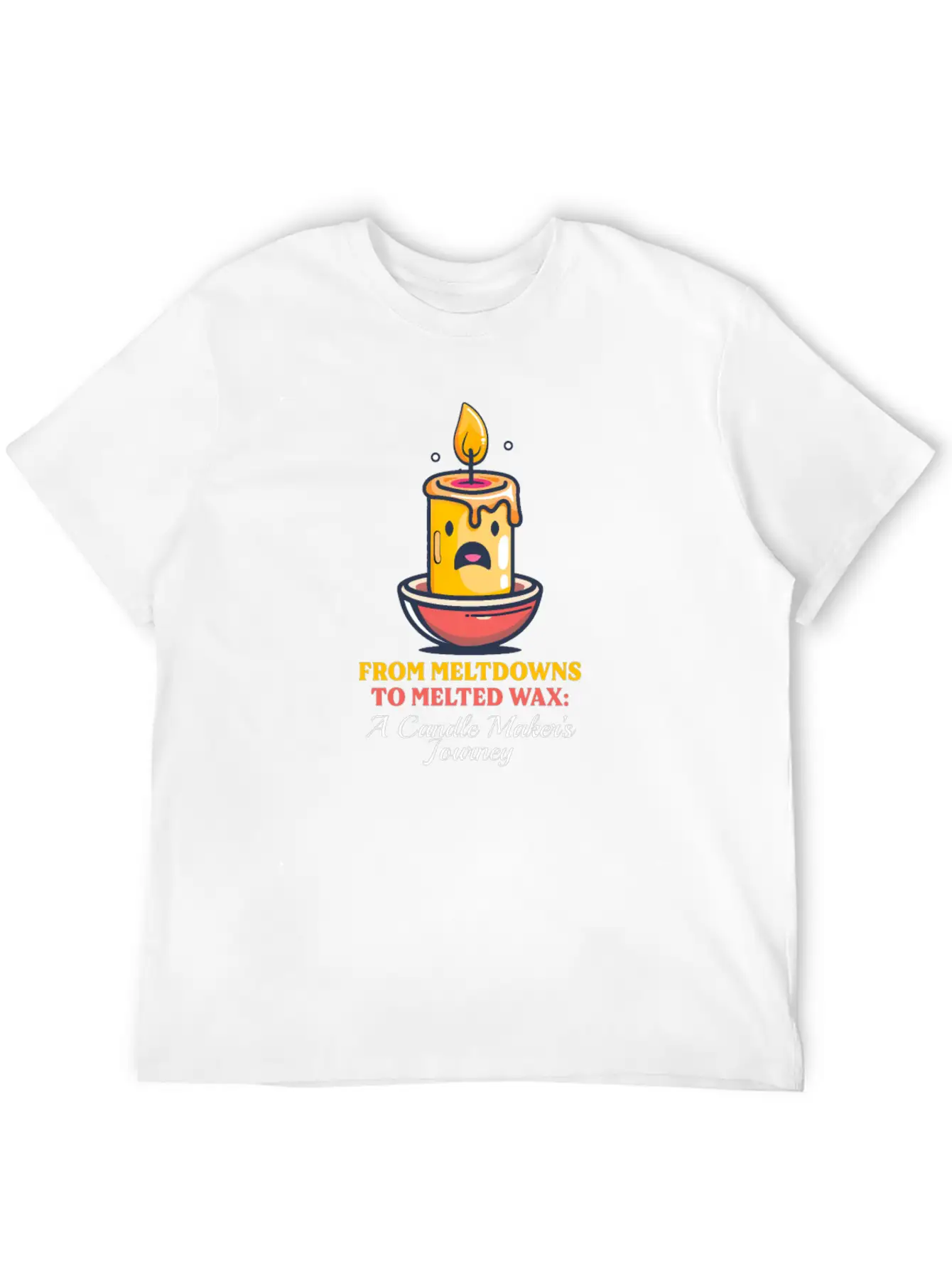 Candle Making From Meltdowns To Melted Wax Relaxed Everyday Tee – Lightweight And Durable Cotton