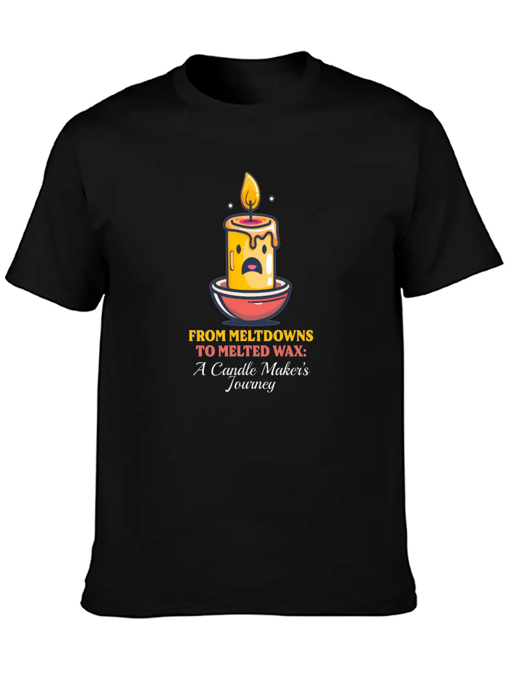 Candle Making From Meltdowns To Melted Wax Relaxed Everyday Tee – Lightweight And Durable Cotton
