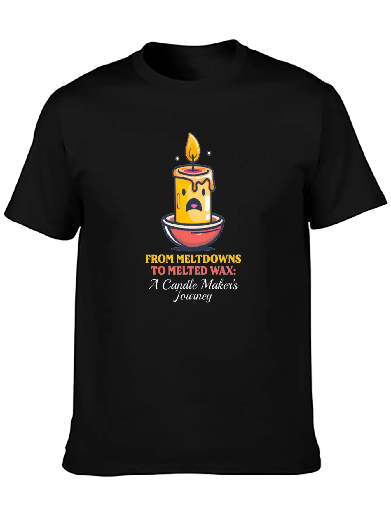 Candle Making From Meltdowns To Melted Wax Relaxed Everyday Tee – Lightweight And Durable Cotton