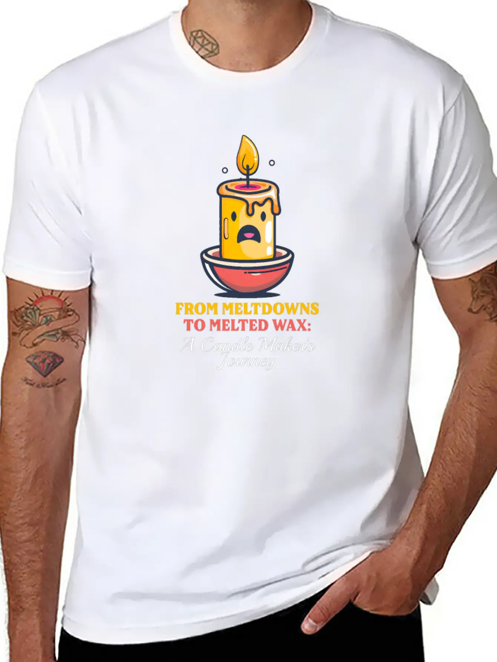 Candle Making From Meltdowns To Melted Wax Relaxed Everyday Tee – Lightweight And Durable Cotton