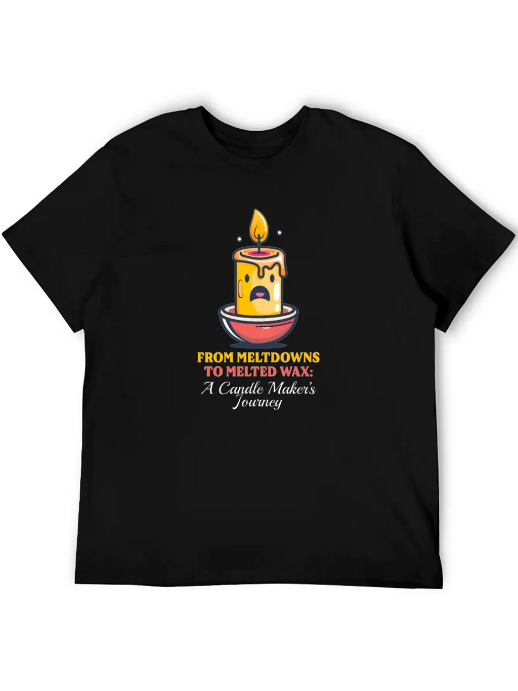 Candle Making From Meltdowns To Melted Wax Relaxed Everyday Tee – Lightweight And Durable Cotton