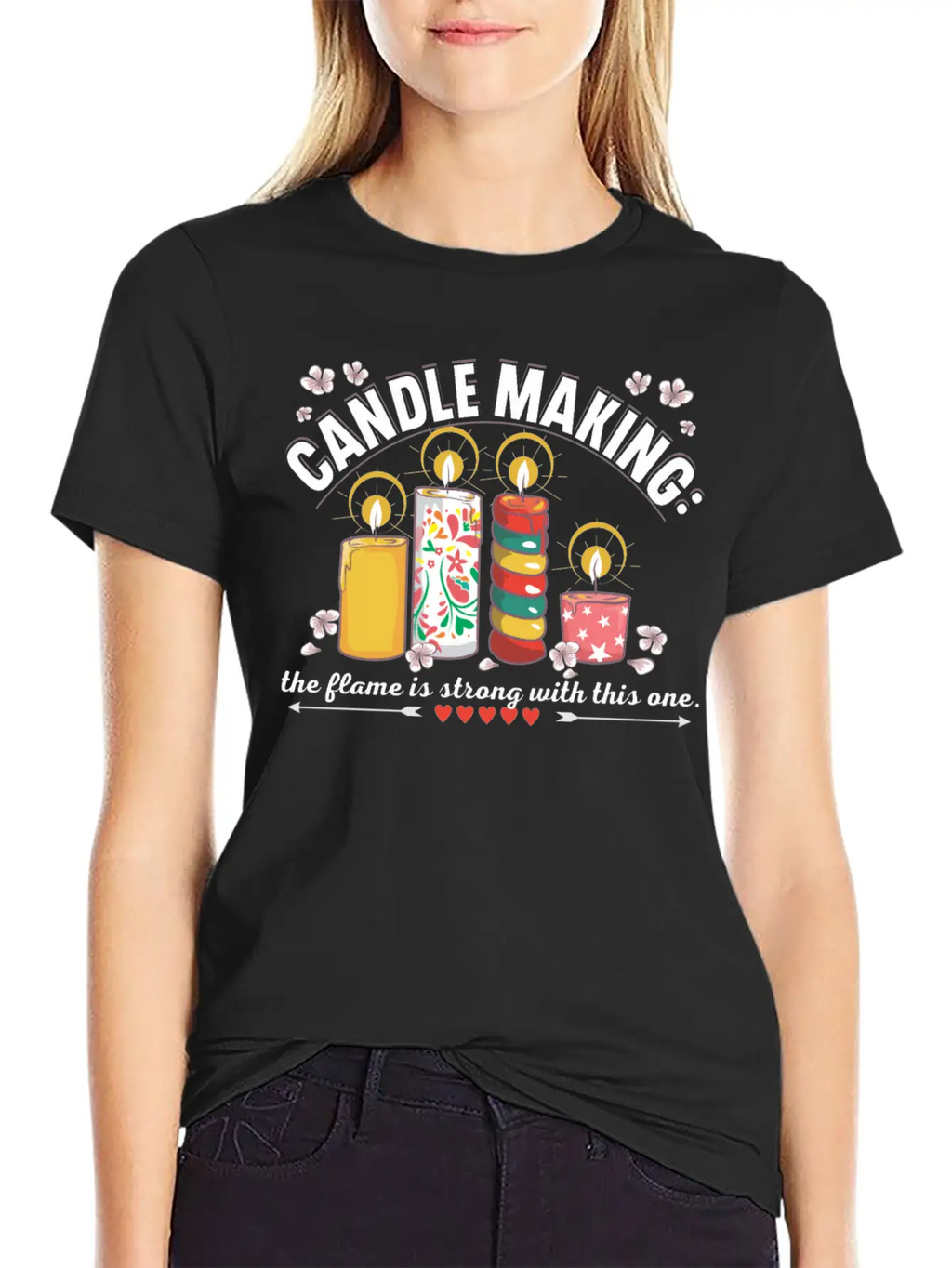 Candle Making: The Flame Is Strong With This One. Stylish Everyday T-Shirt – Unisex Basic Cotton Tee