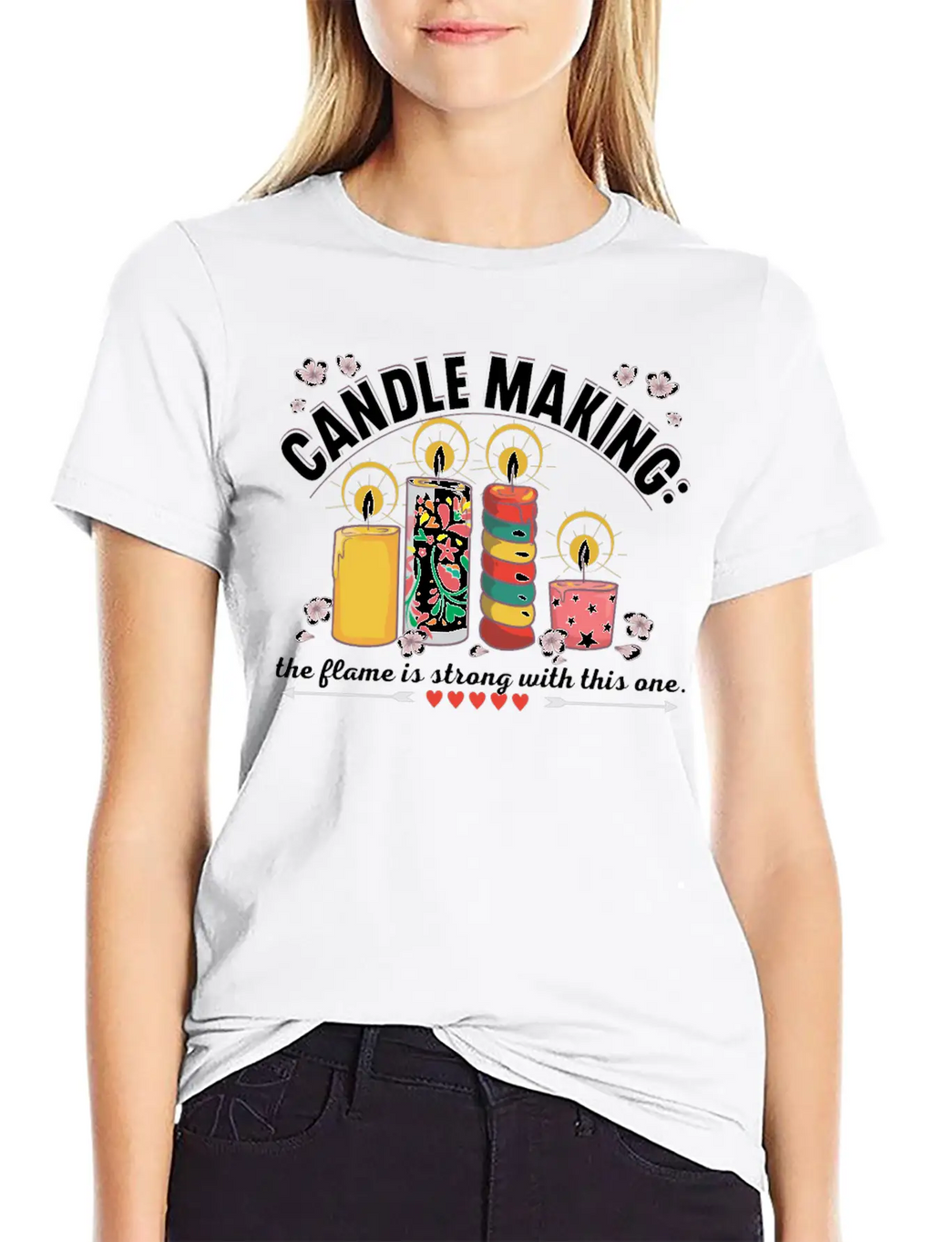 Candle Making: The Flame Is Strong With This One. Stylish Everyday T-Shirt – Unisex Basic Cotton Tee
