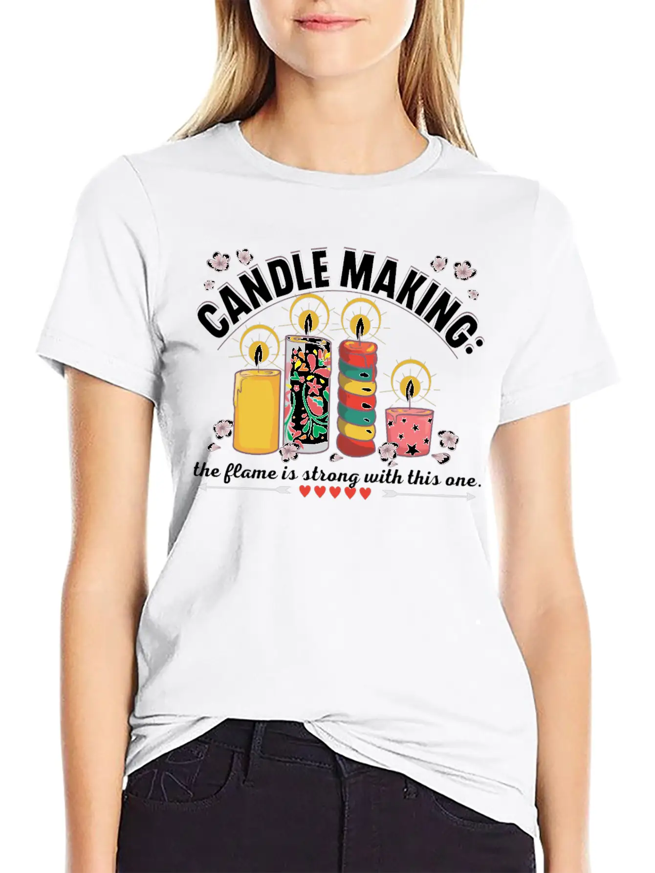 Candle Making: The Flame Is Strong With This One. Stylish Everyday T-Shirt – Unisex Basic Cotton Tee